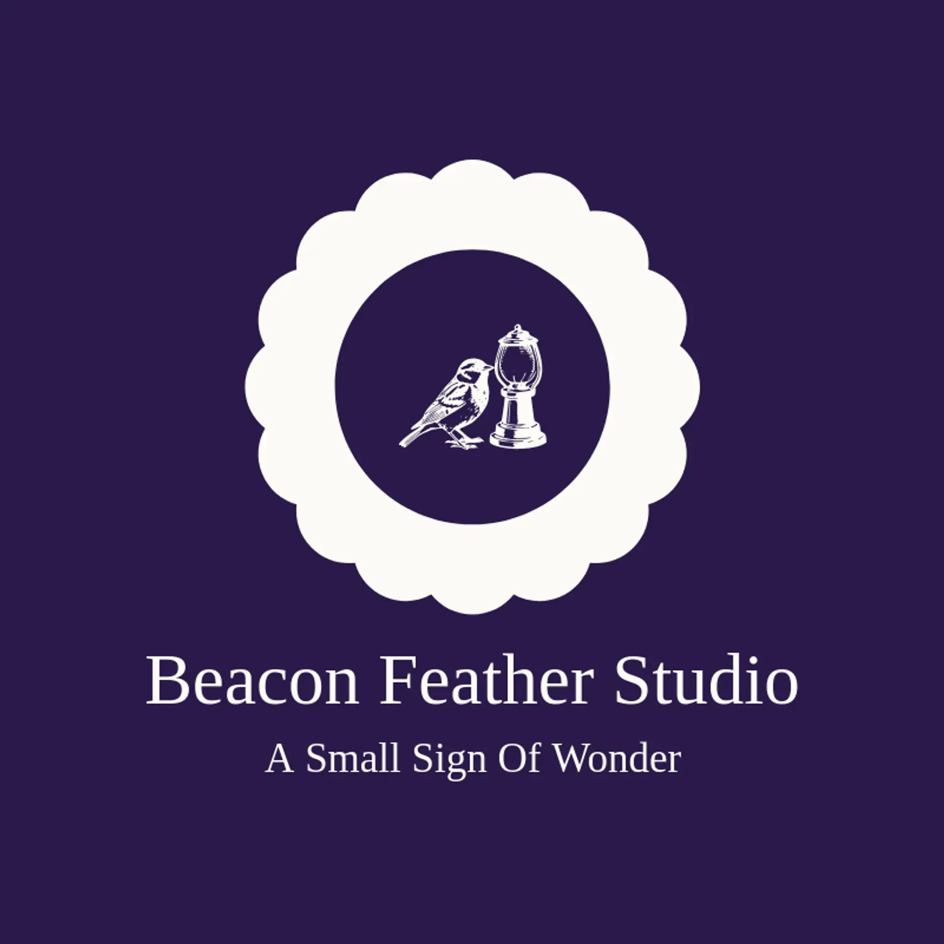 Beacon Feather Studio logo for sparrow