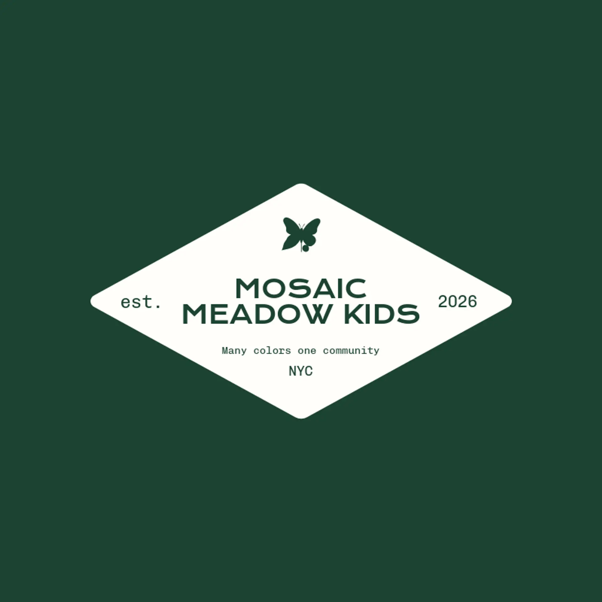 Mosaic Meadow Kids logo for daycare