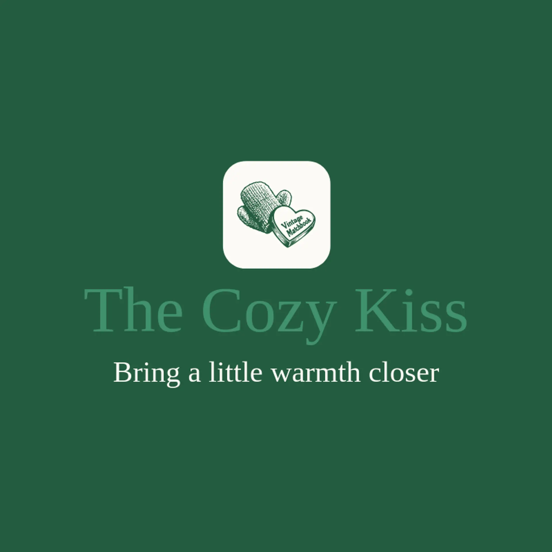 The Cozy Kiss logo for valentine