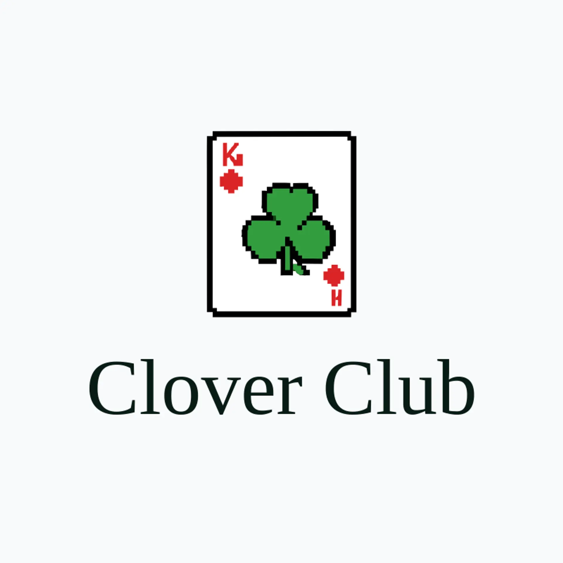 Clover Club logo for poker