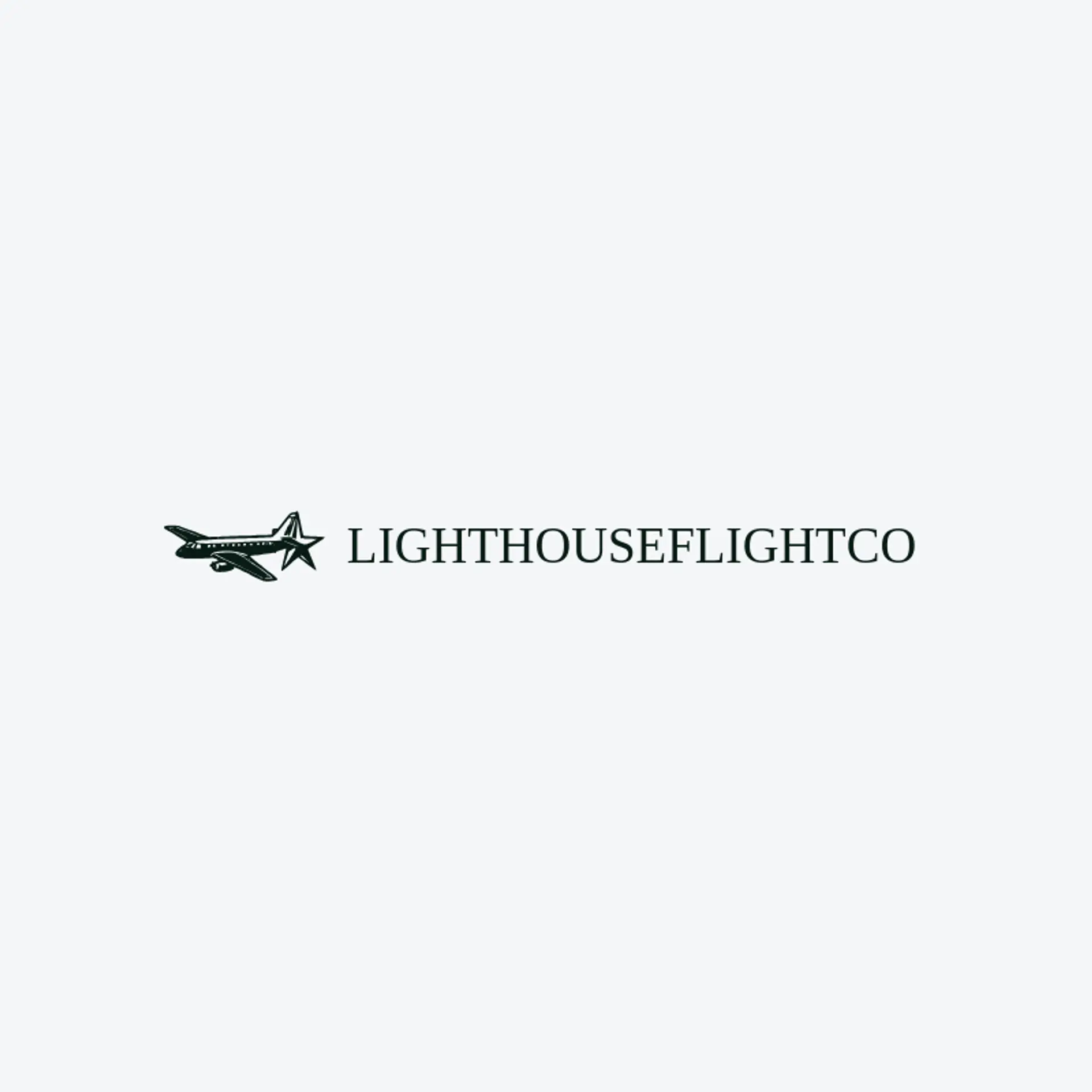 Lighthouse Flight Co logo for aerospace