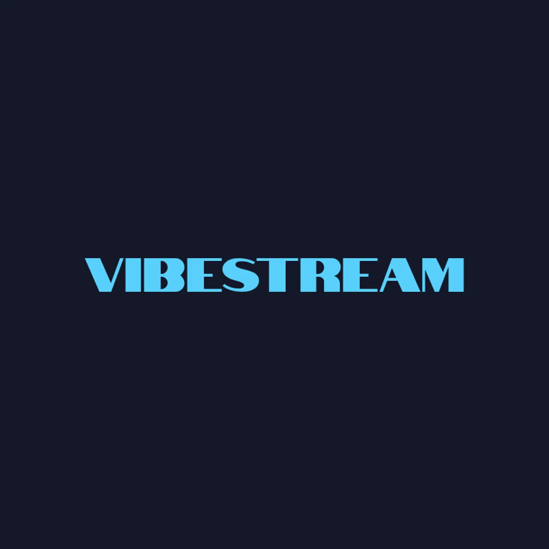 VibeStream logo for music