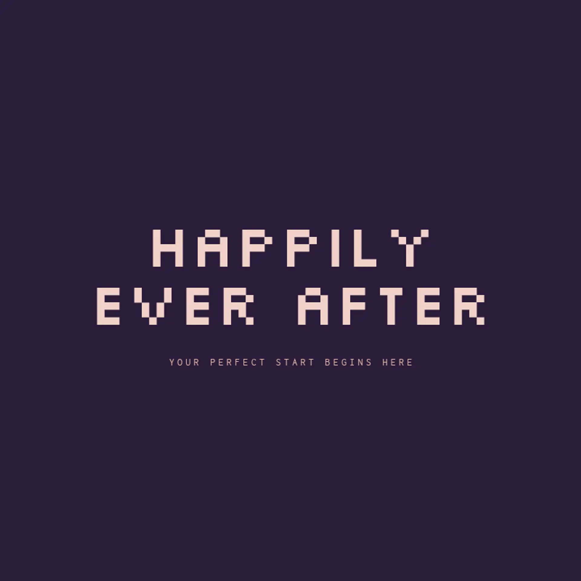 Happily Ever After logo for best wedding