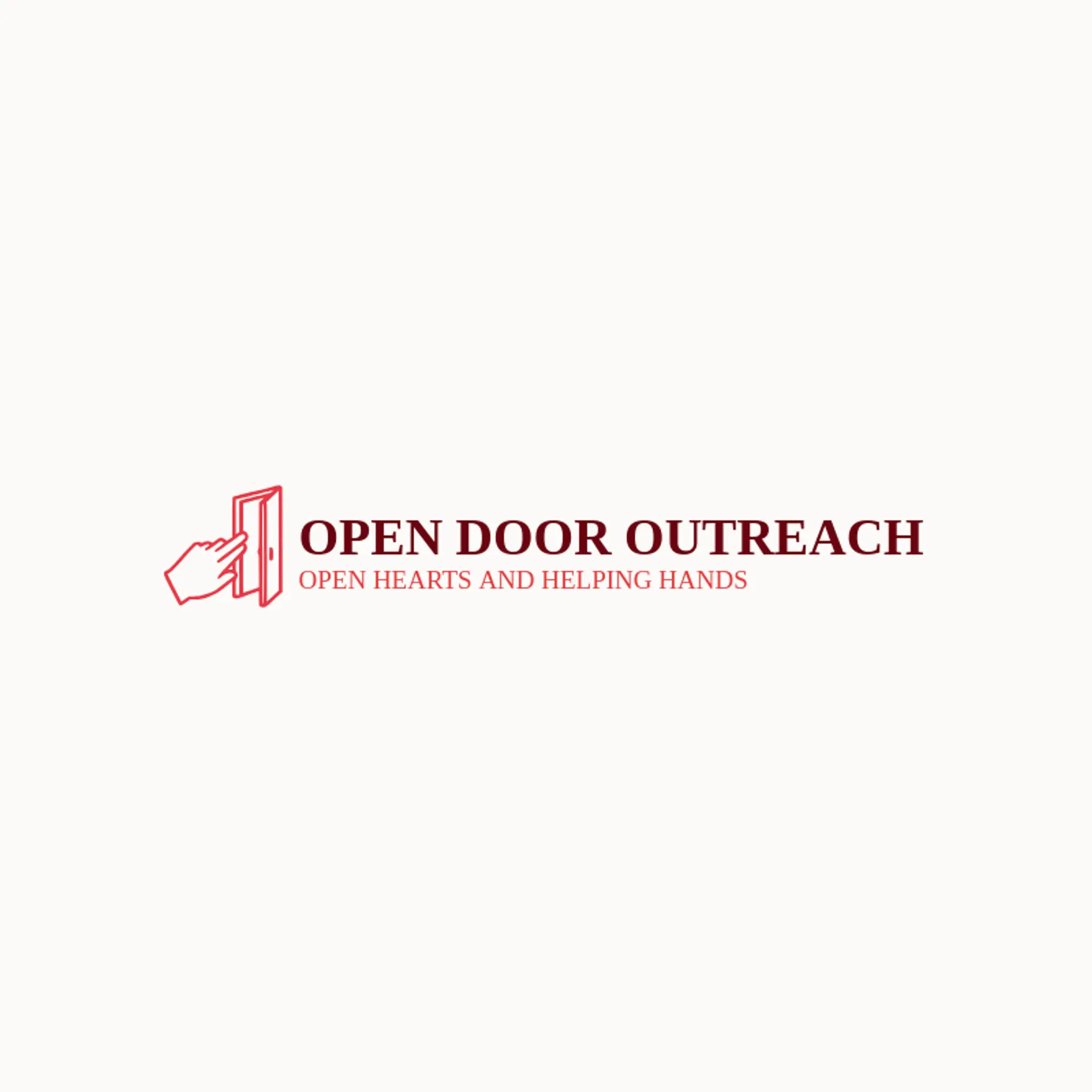 Open Door Outreach logo for helping hand