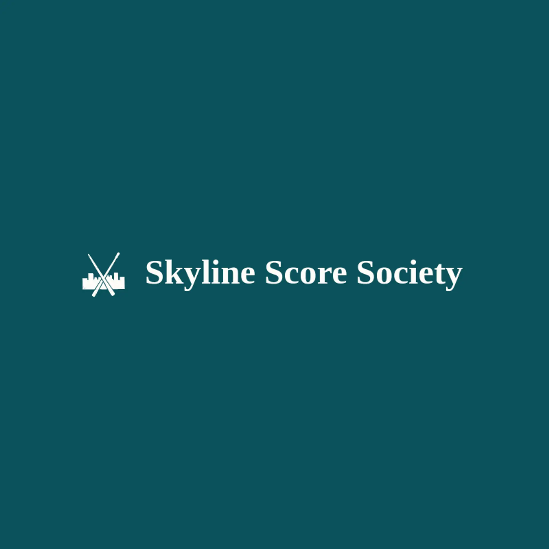 Skyline Score Society logo for symphony