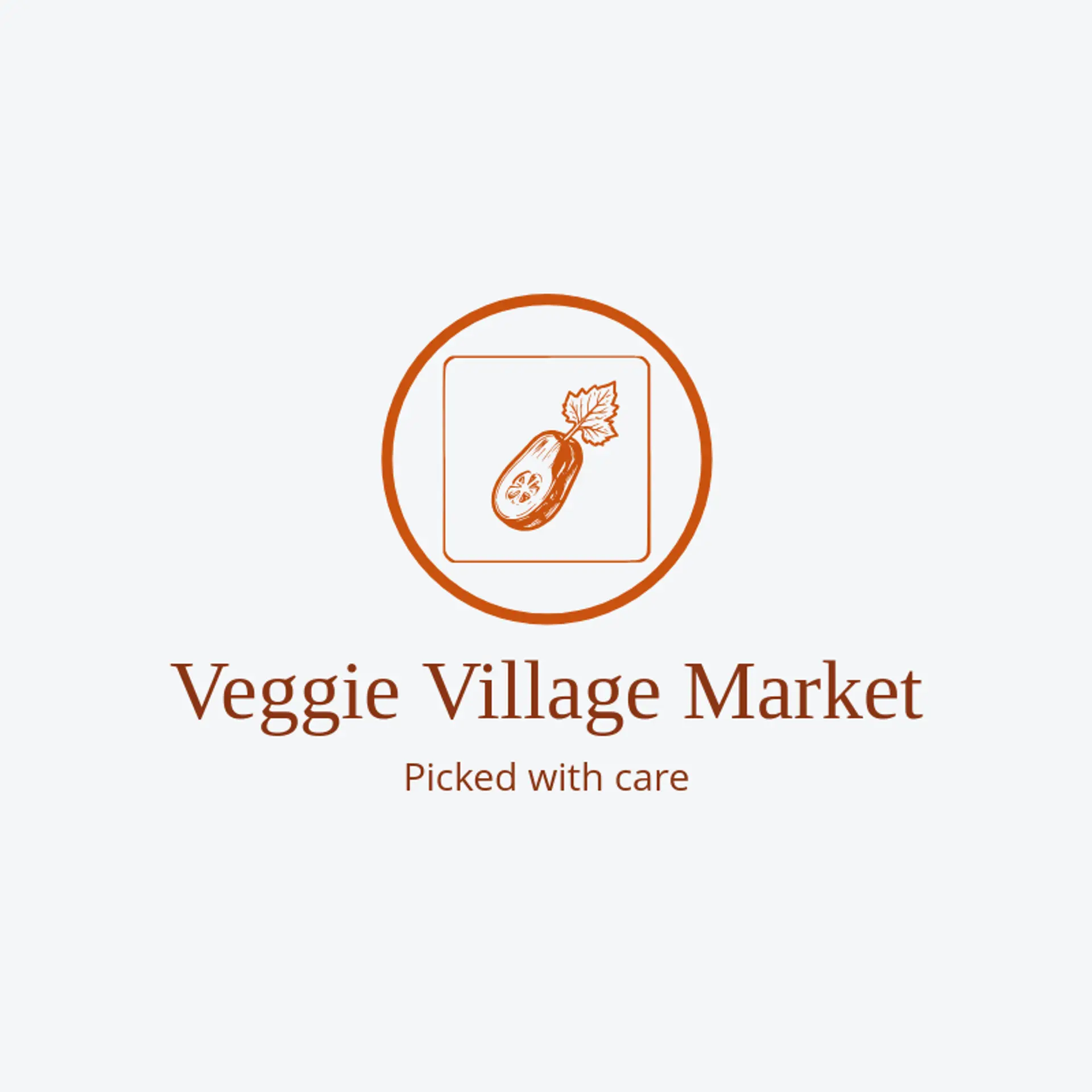 Veggie Village Market logo for vegetarian