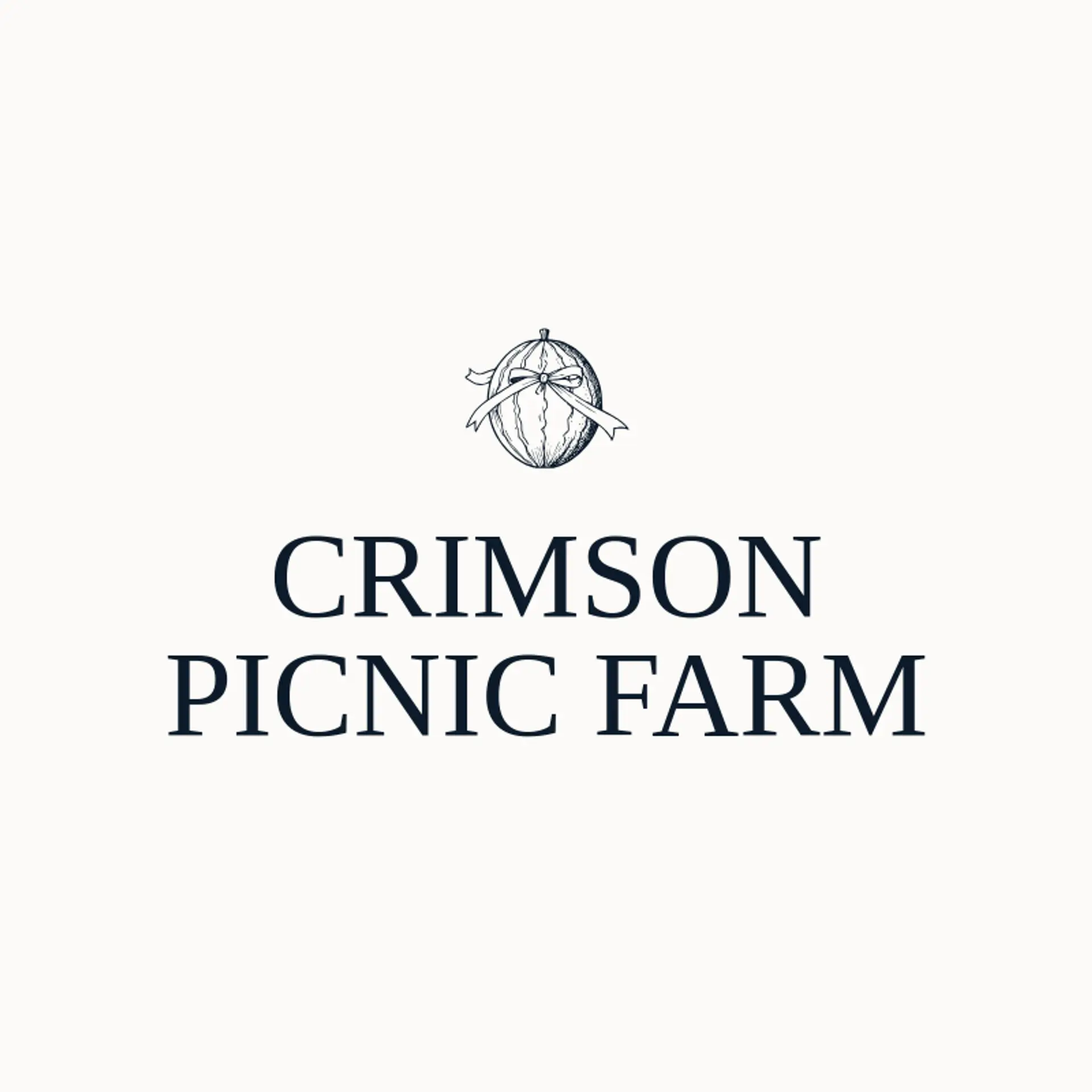 Crimson Picnic Farm logo for watermelon