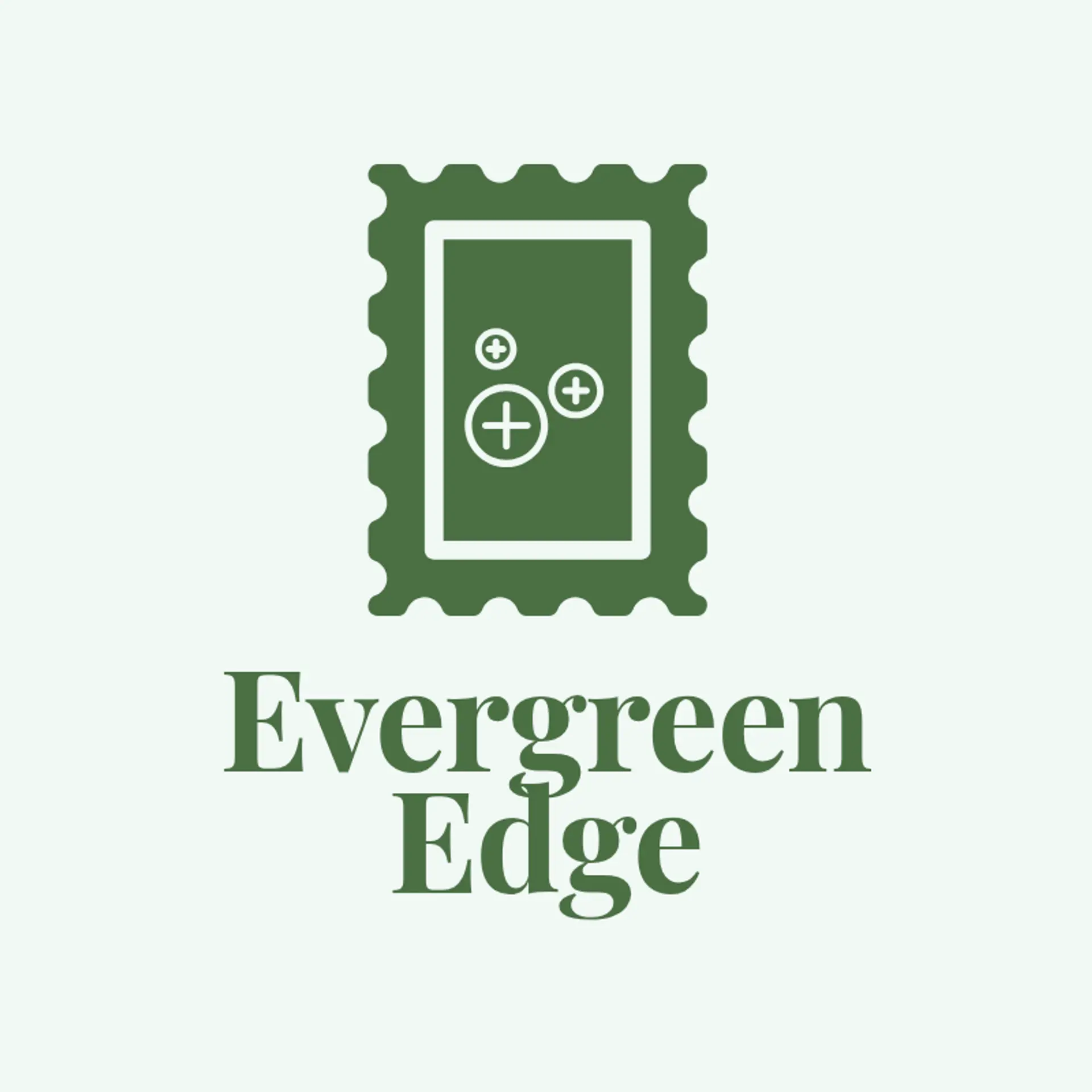 Evergreen Edge logo for construction and landscaping