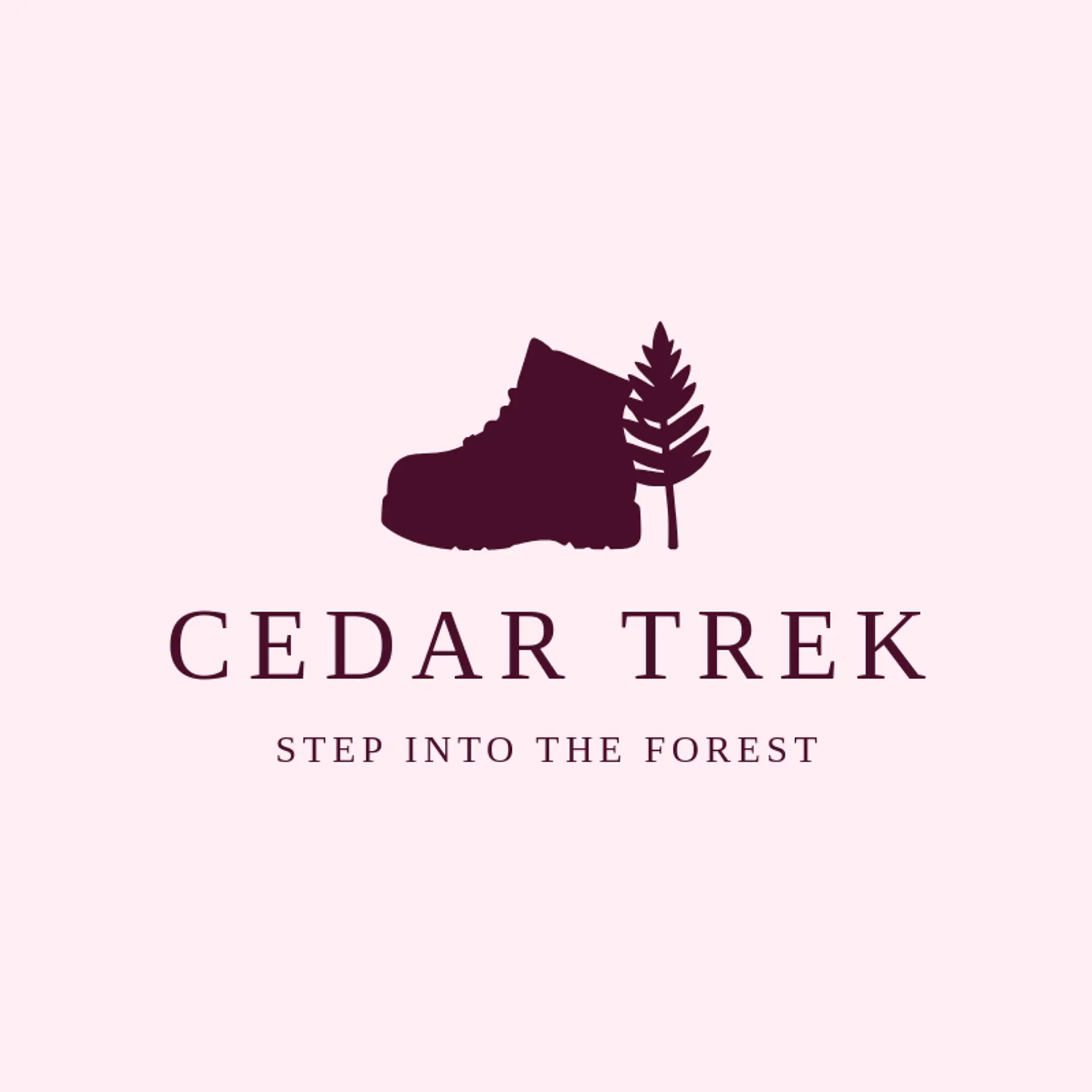 Cedar Trek logo for hiking