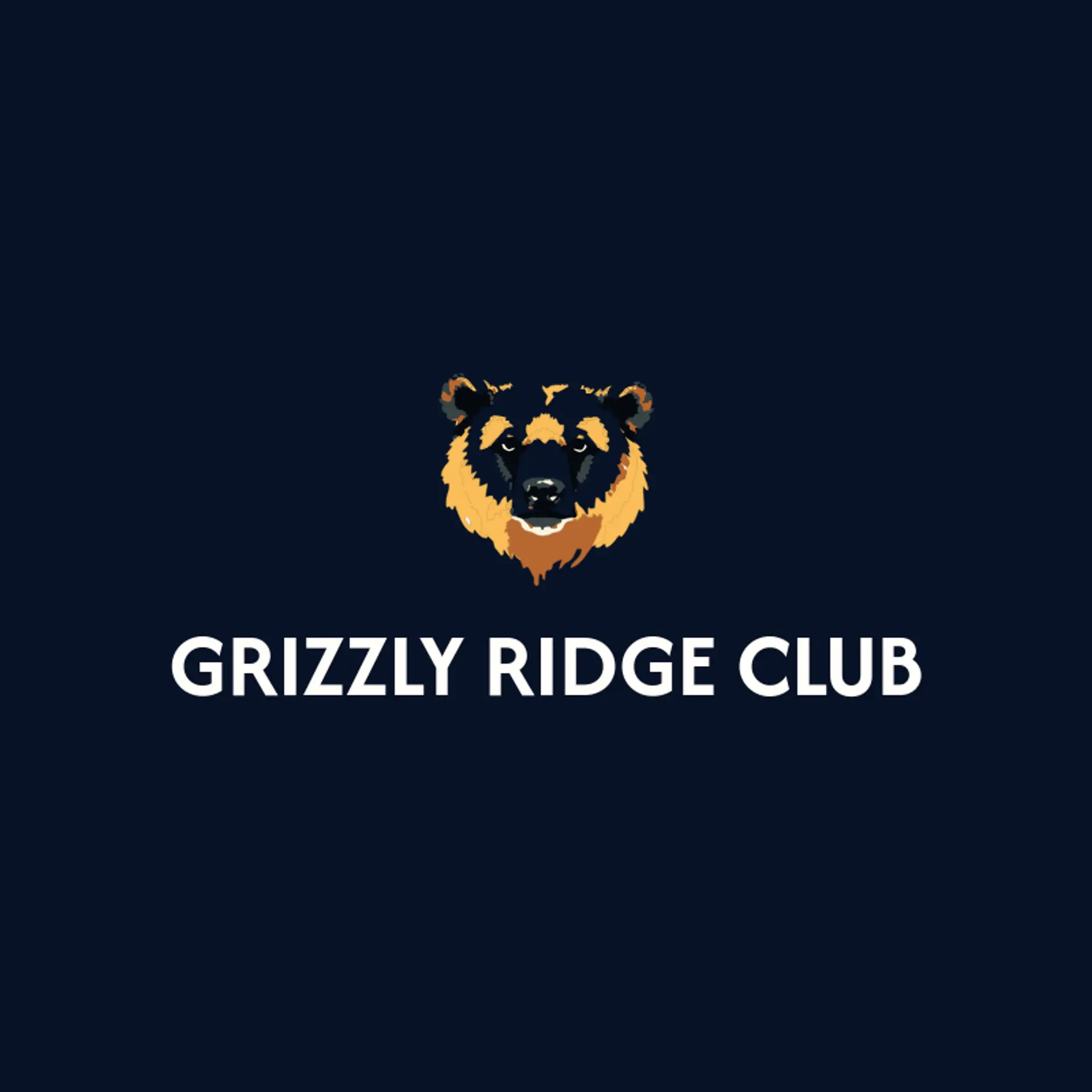 Grizzly Ridge Club logo for grizzly