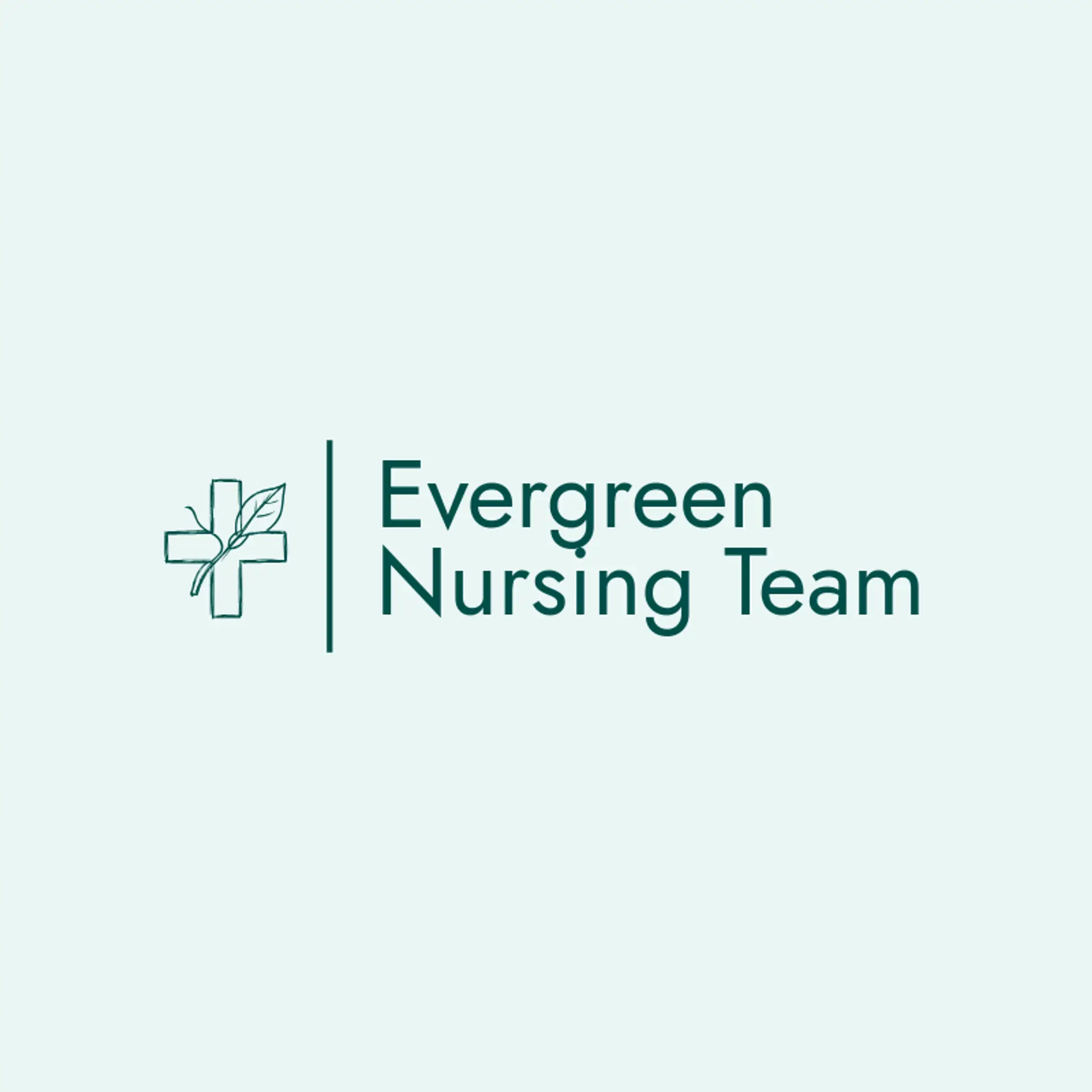 Evergreen Nursing Team logo for nurse