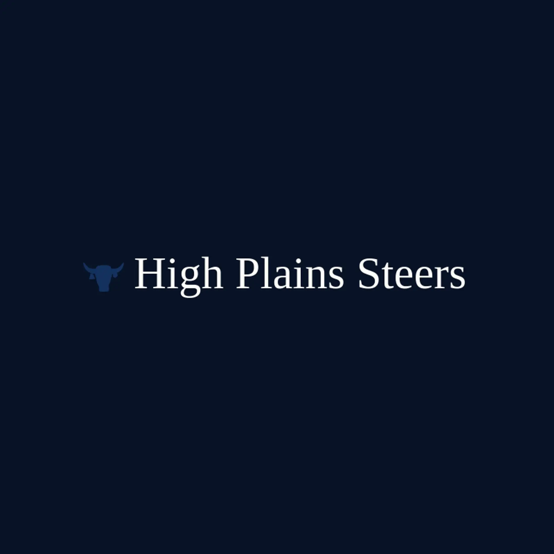 High Plains Steers logo for longhorn