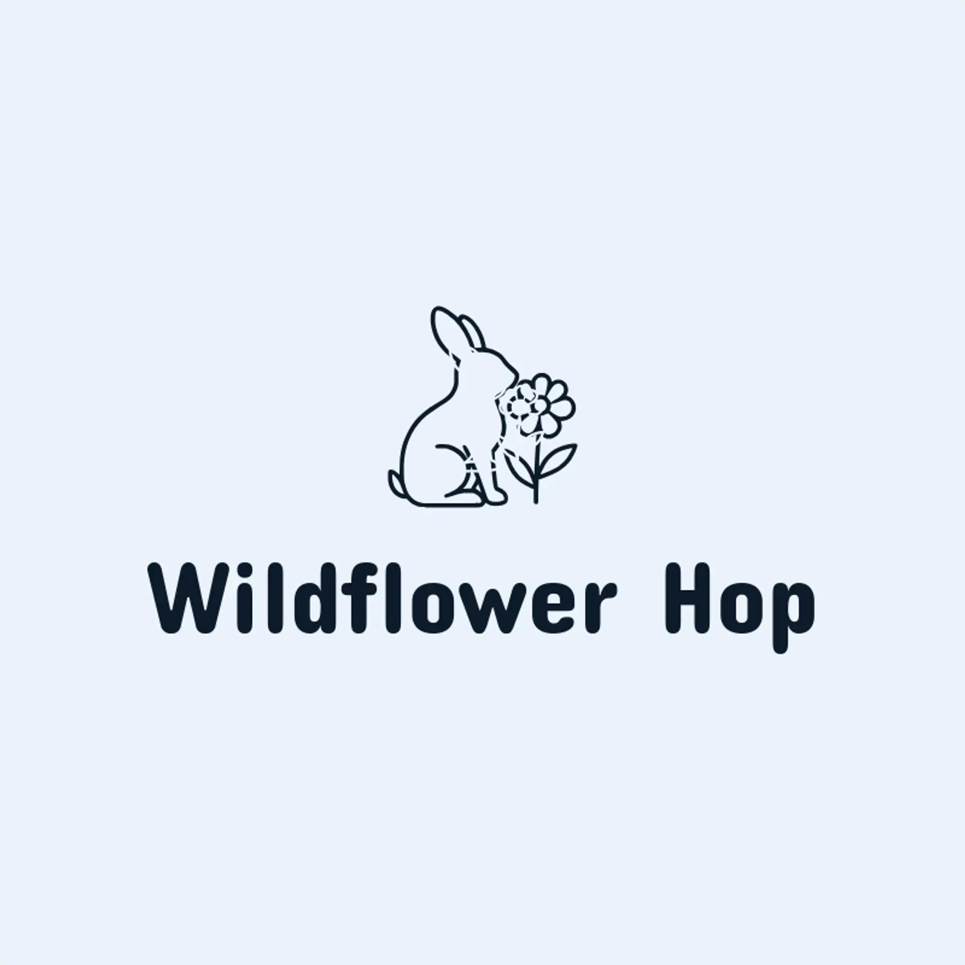 Wildflower Hop logo for rabbit