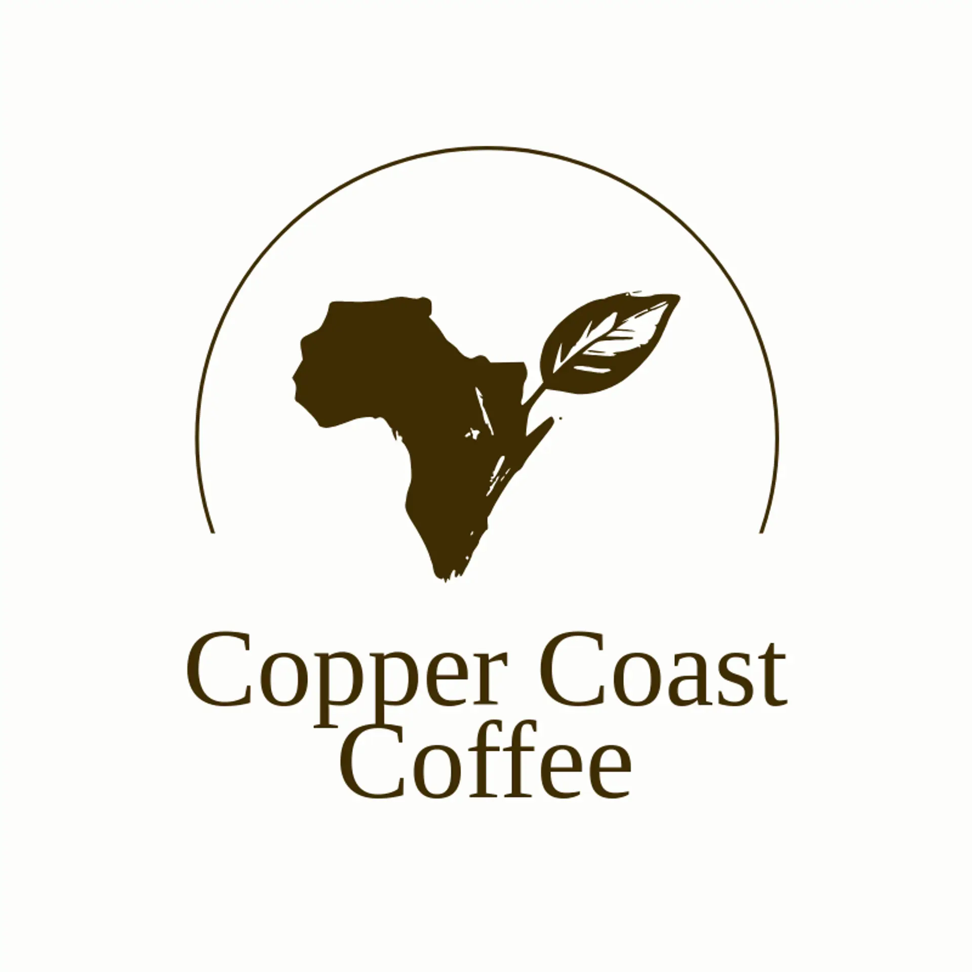 Copper Coast Coffee logo for african