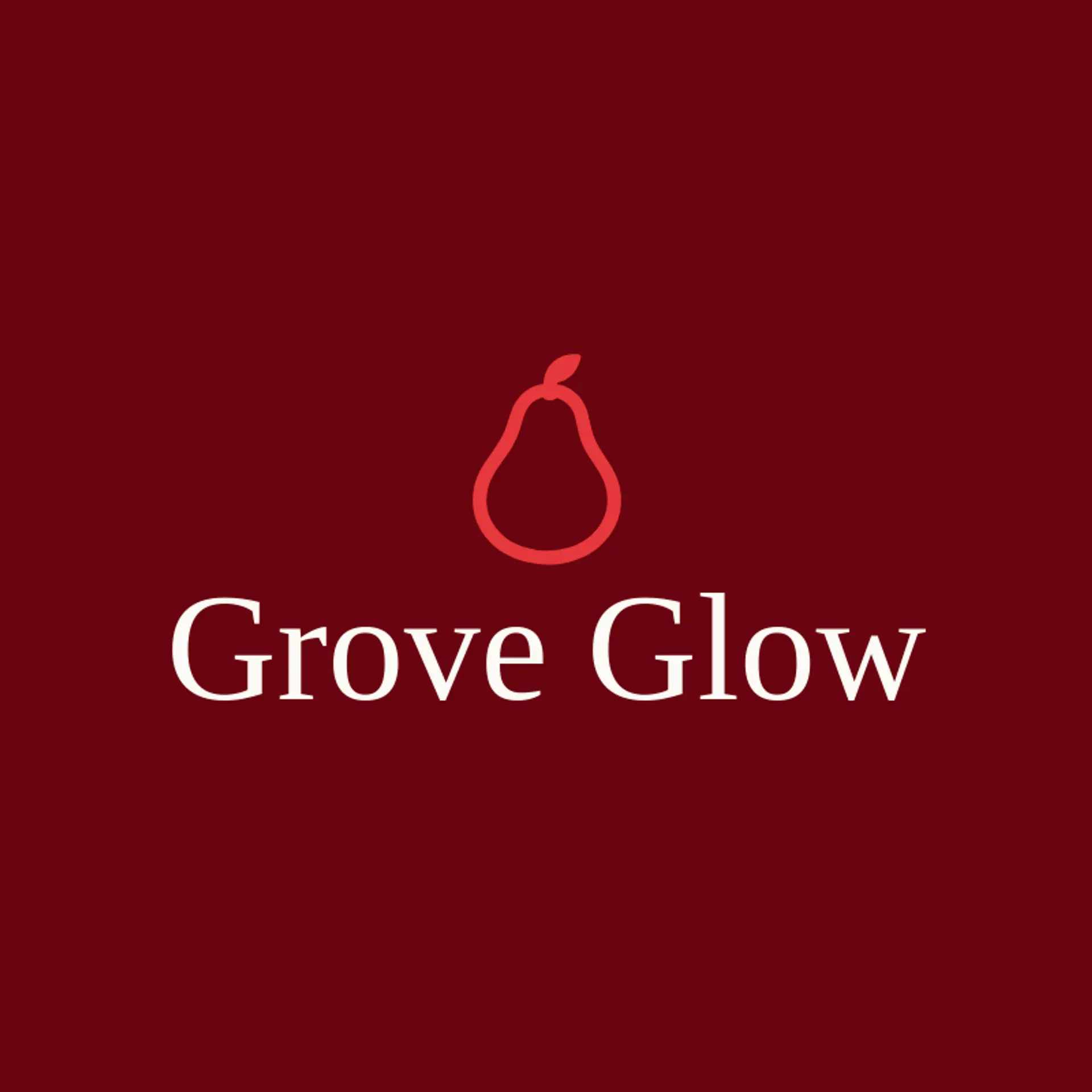 Grove Glow logo for pear