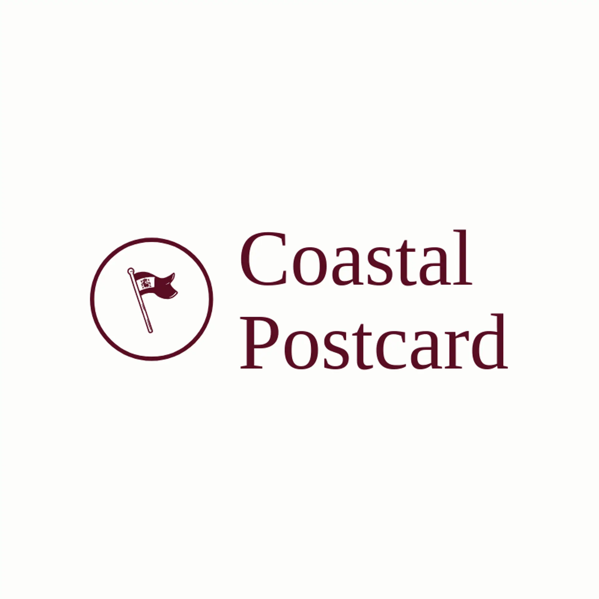 Coastal Postcard logo for spain