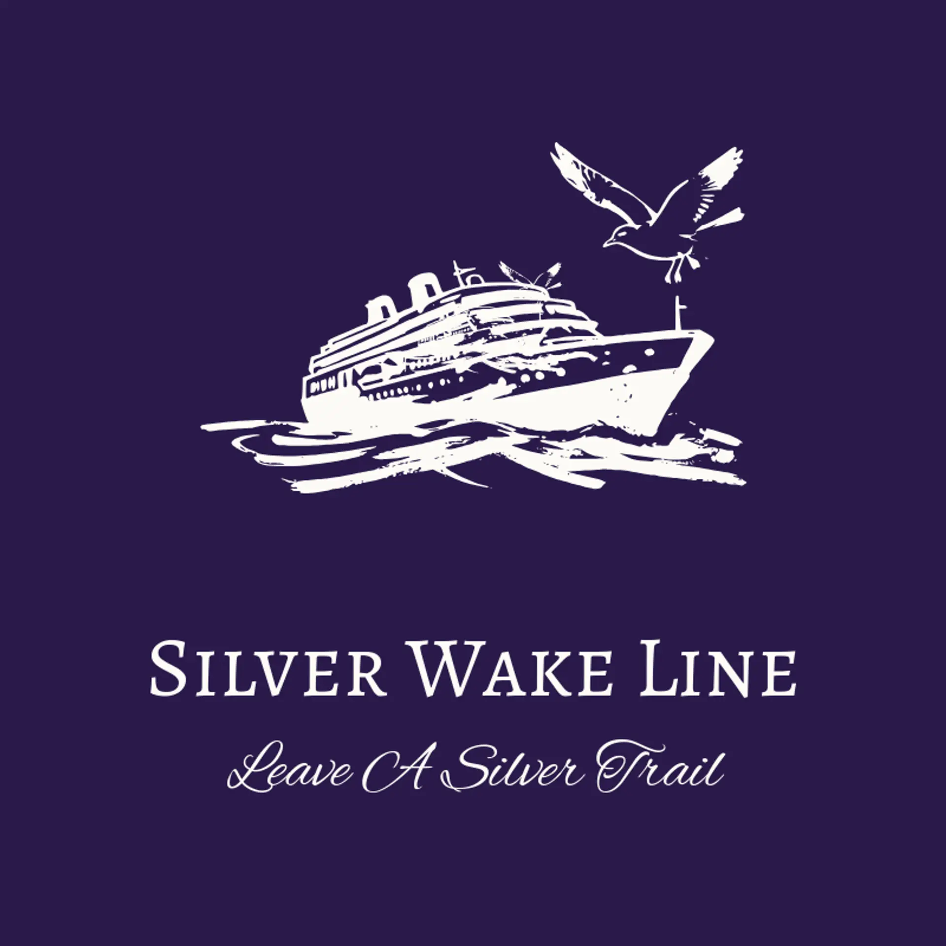 Silver Wake Line logo for cruise