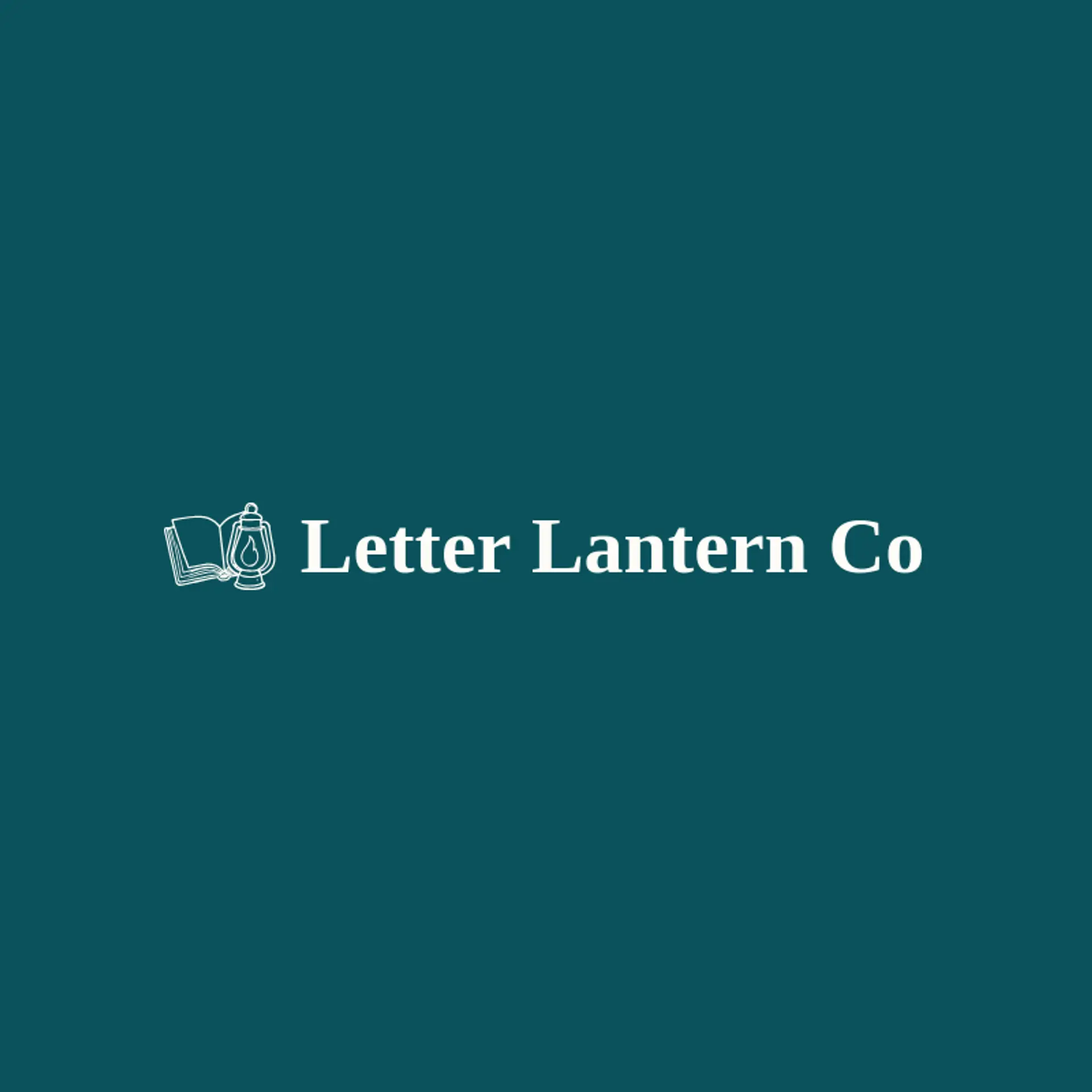 Letter Lantern Co logo for publishing