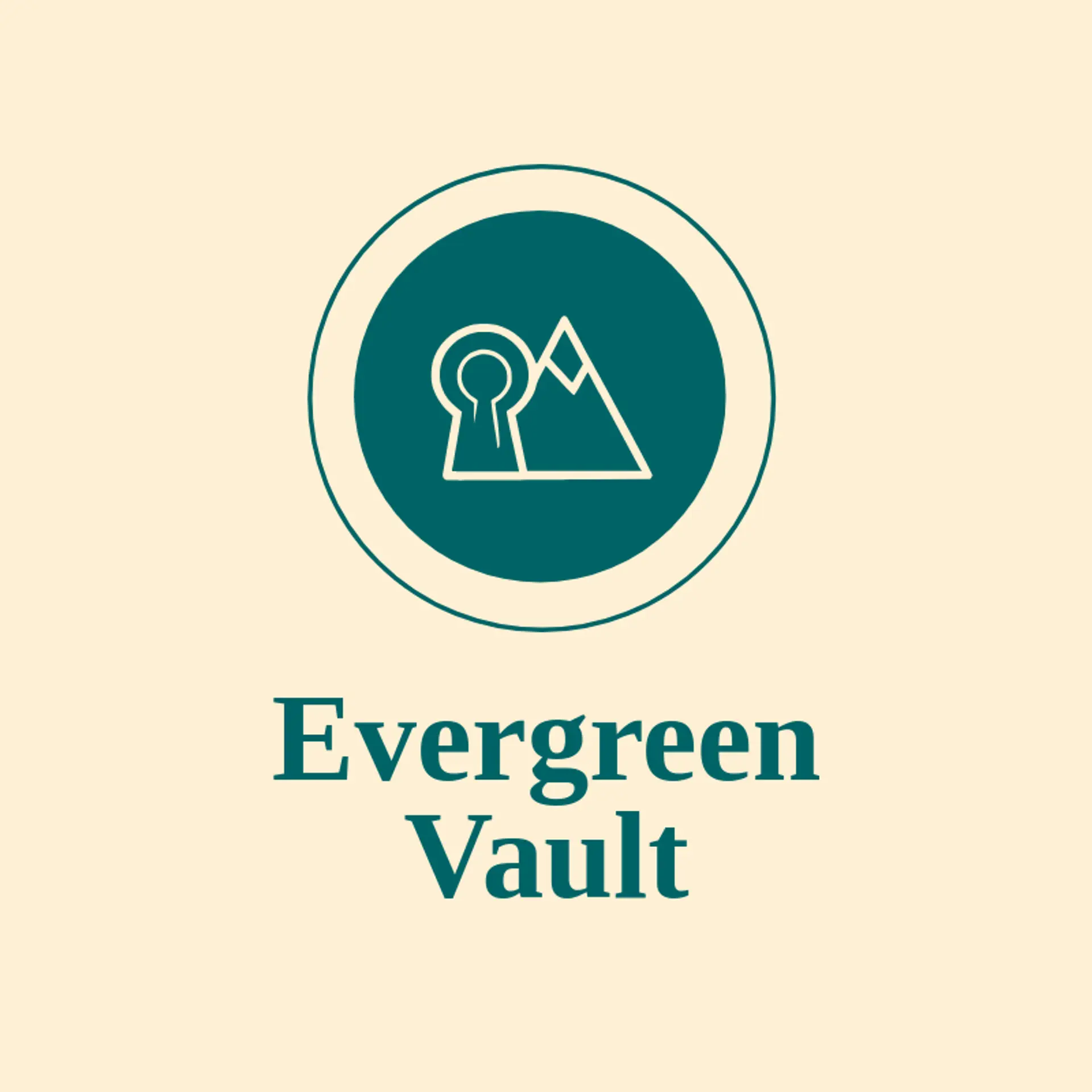 Evergreen Vault logo for vault