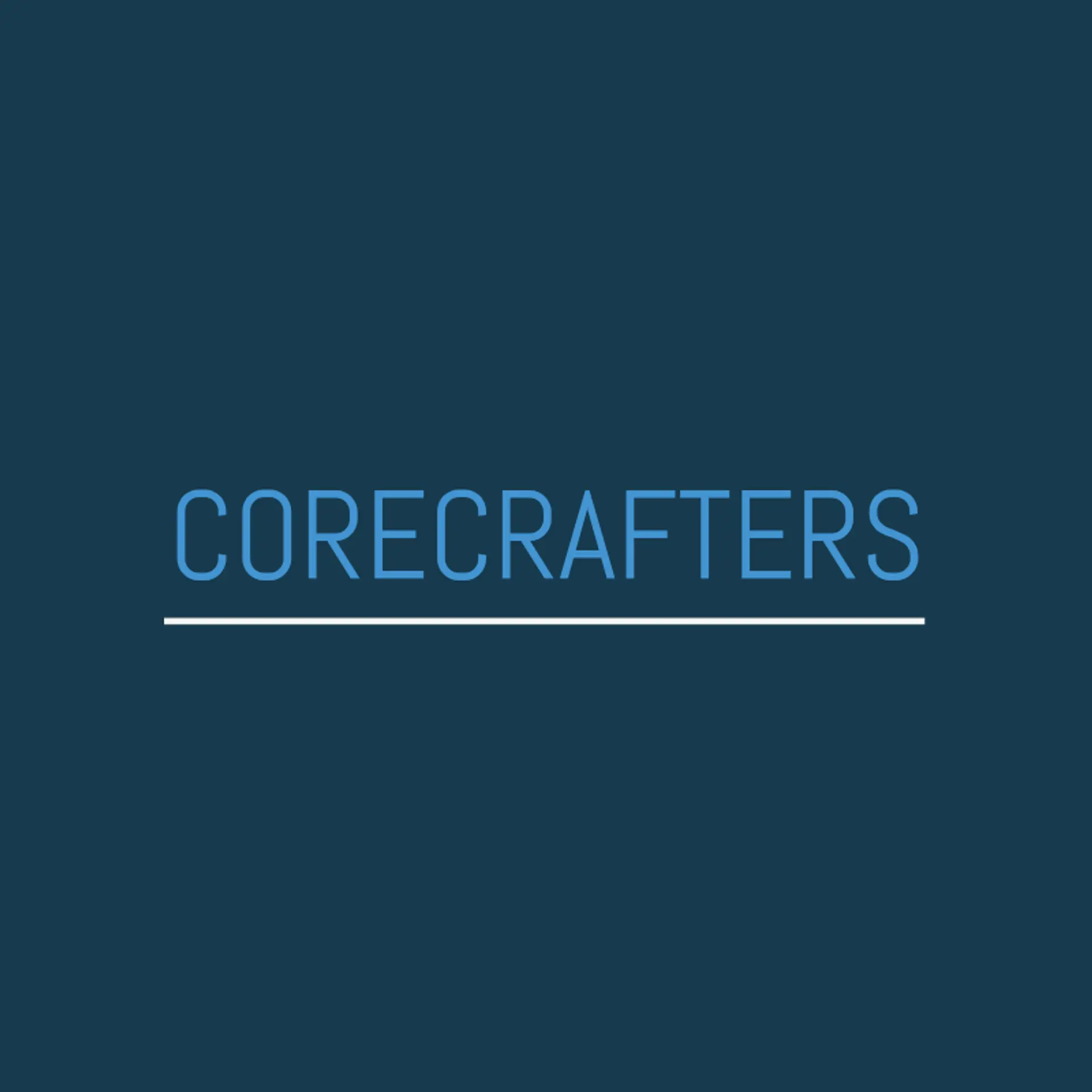 CoreCrafters logo for fitness brand