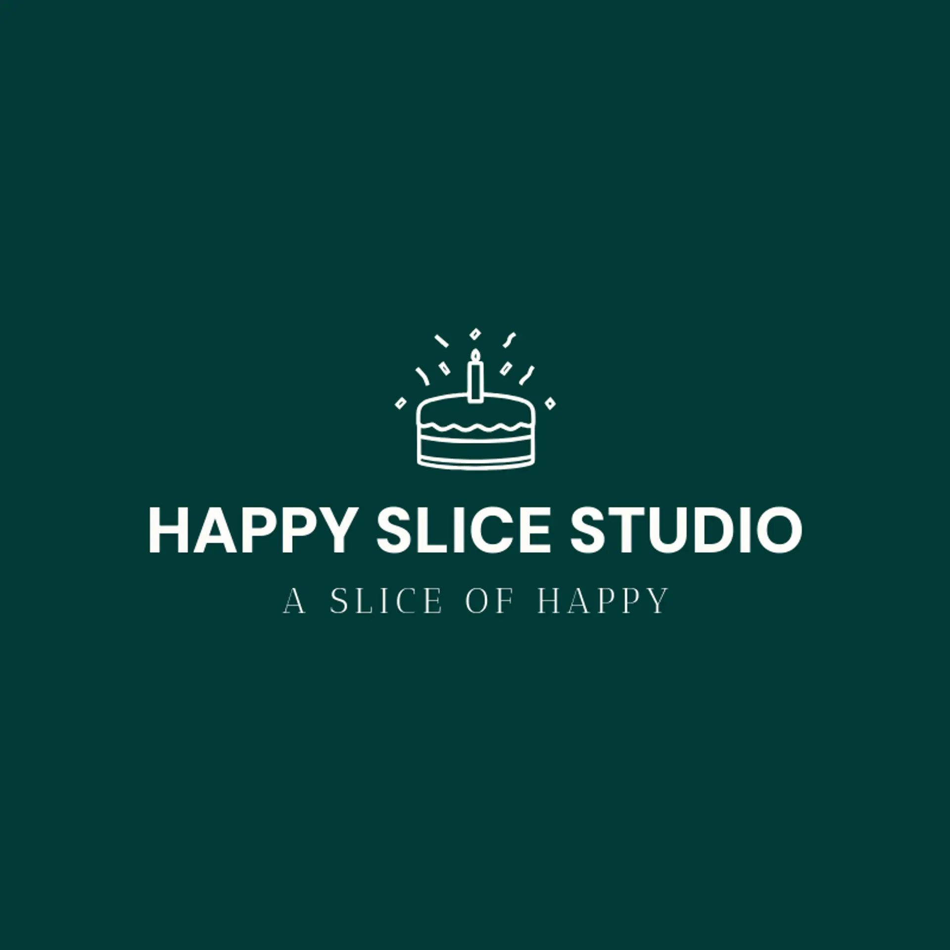 Happy Slice Studio logo for birthday
