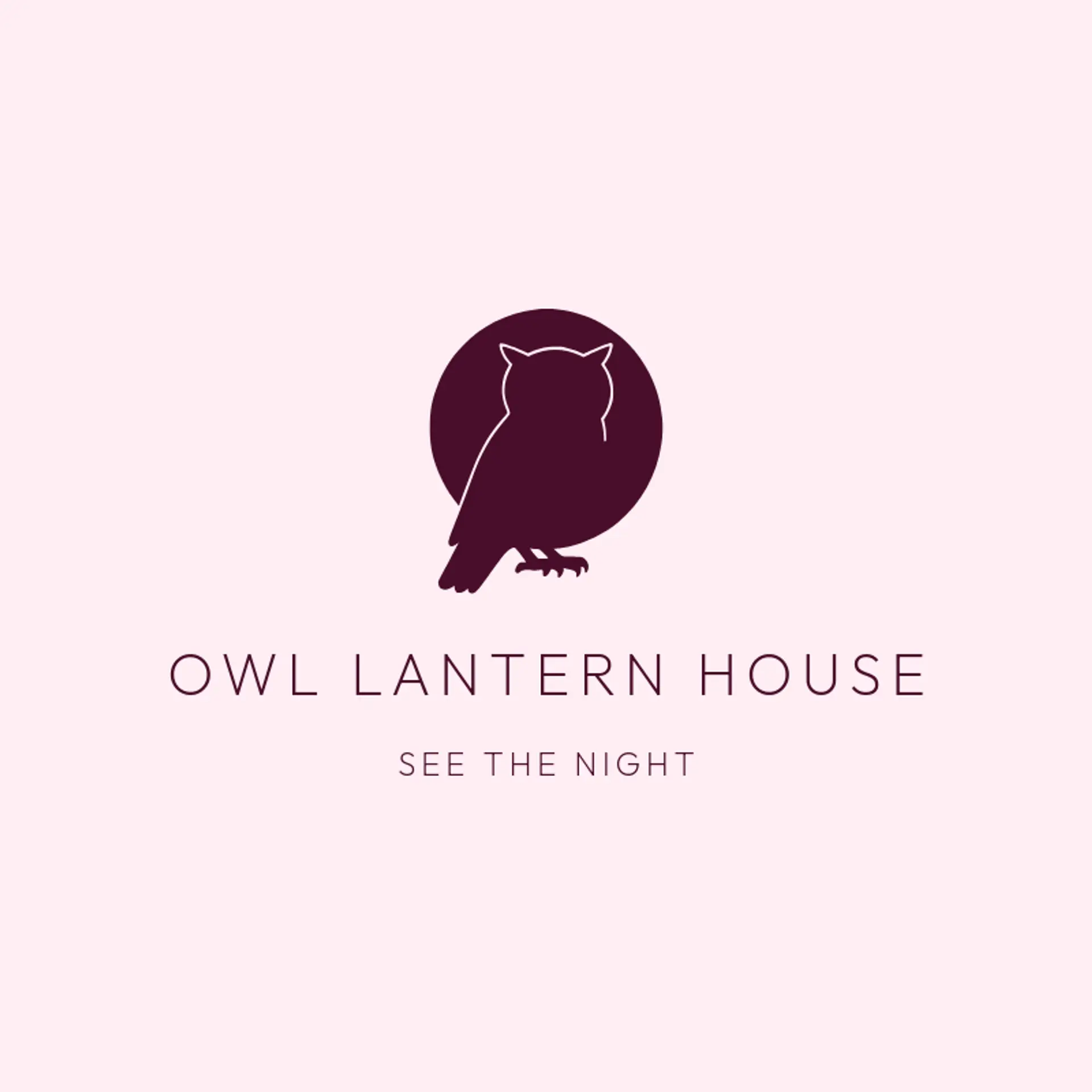 Owl Lantern House logo for halloween