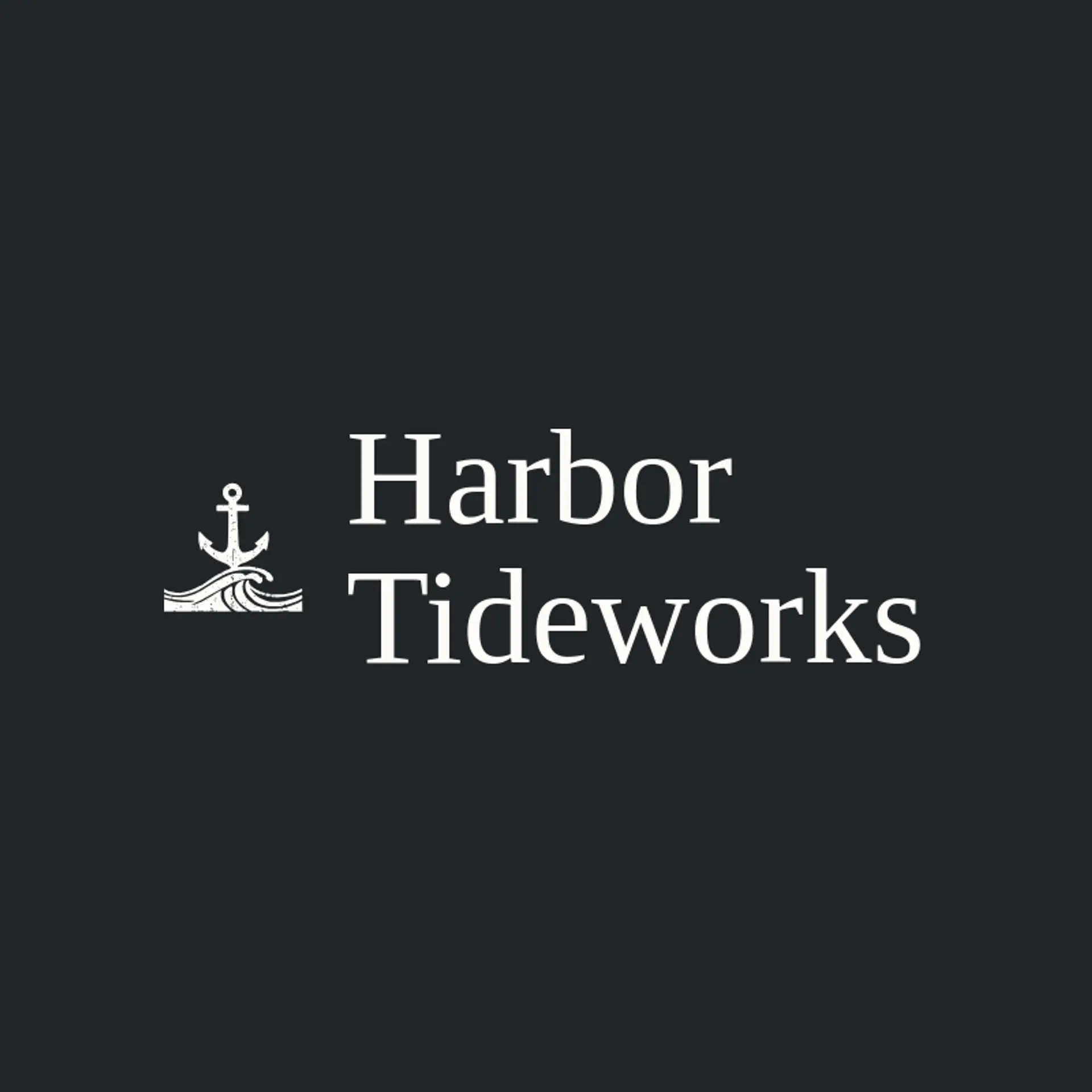 Harbor Tideworks logo for ocean