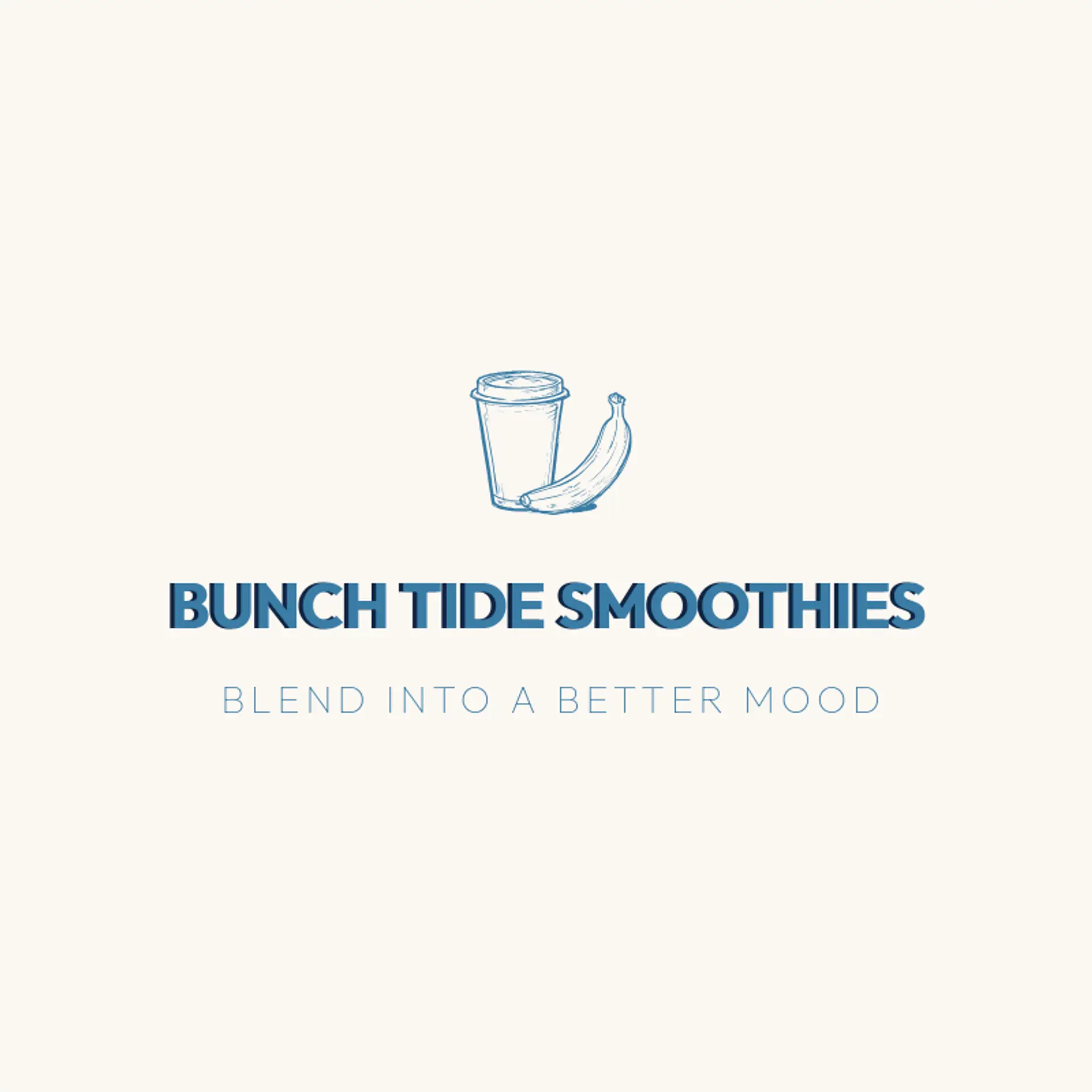 Bunch Tide Smoothies logo for banana