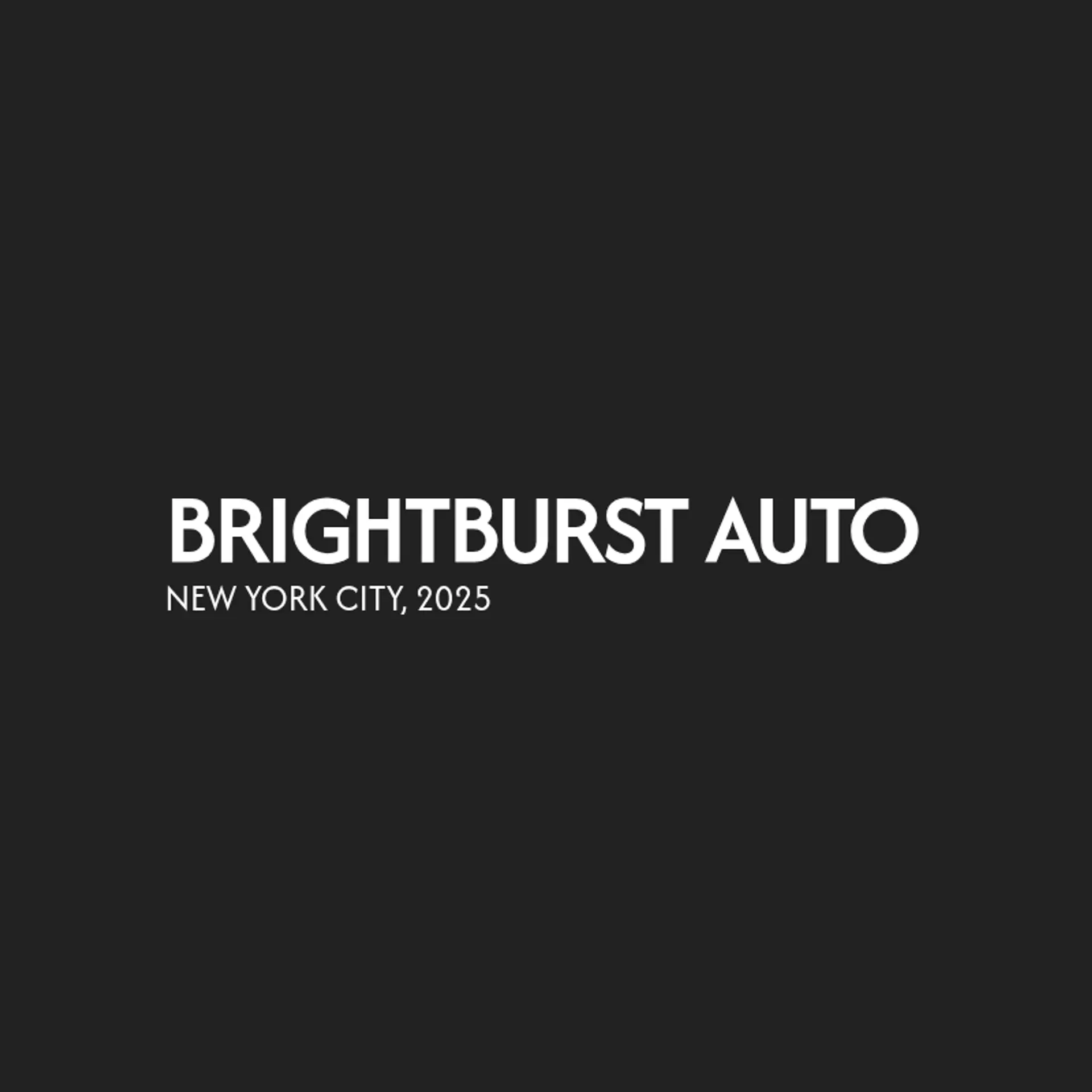 BrightBurst Auto logo for car cleaning