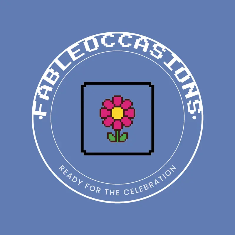 Blooming flower wedding florist logo