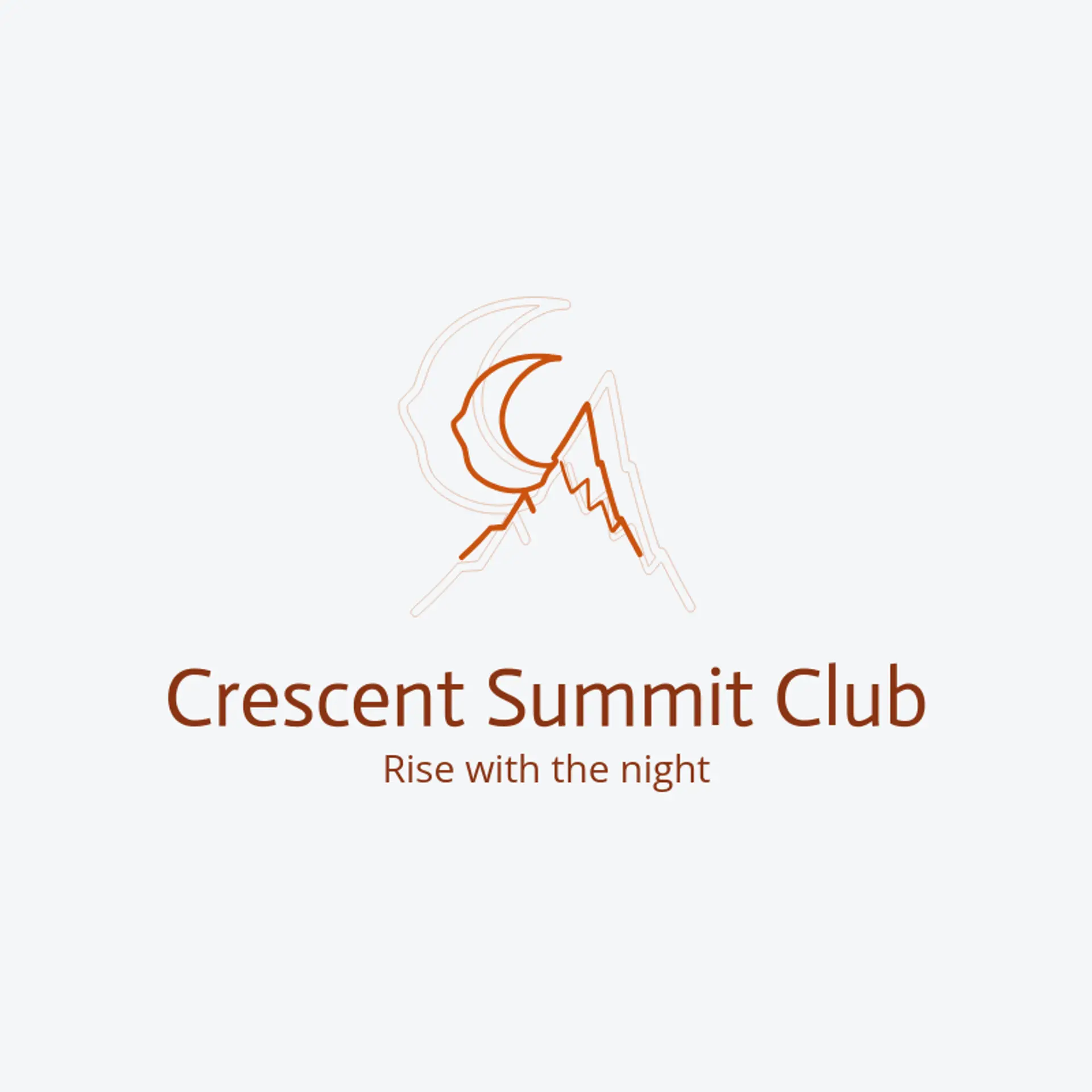 Crescent Summit Club logo for moon