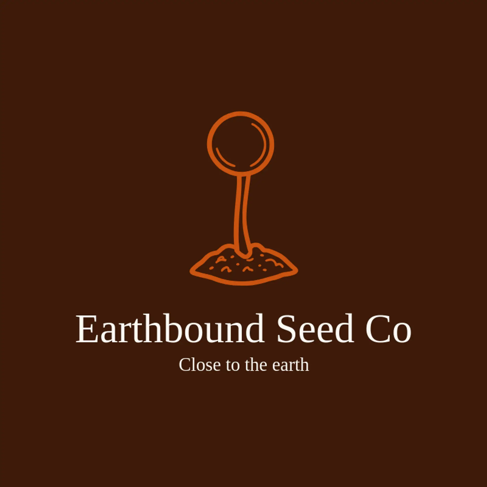 Earthbound Seed Co logo for seed