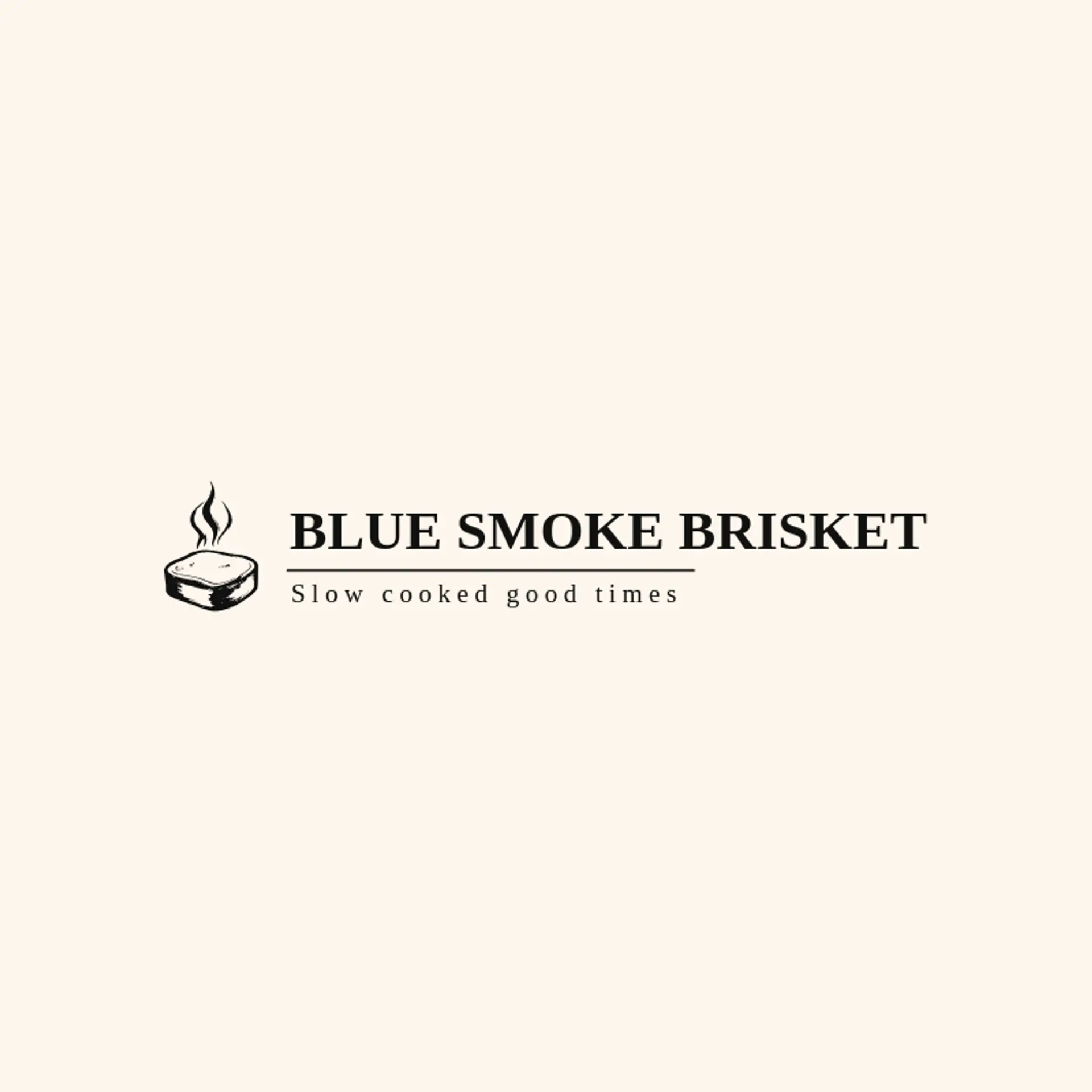Blue Smoke Brisket logo for beef