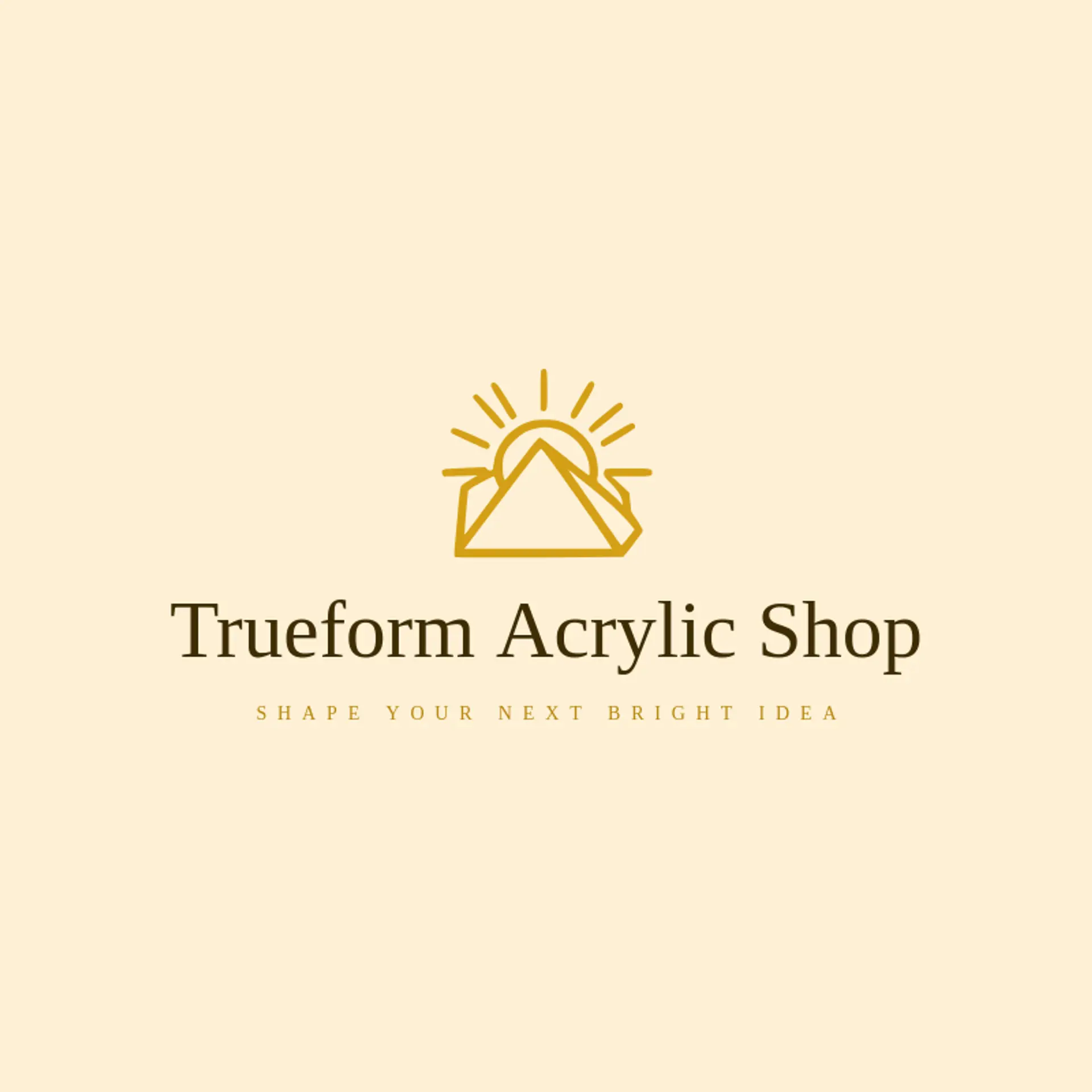 Trueform Acrylic Shop logo for acrylic