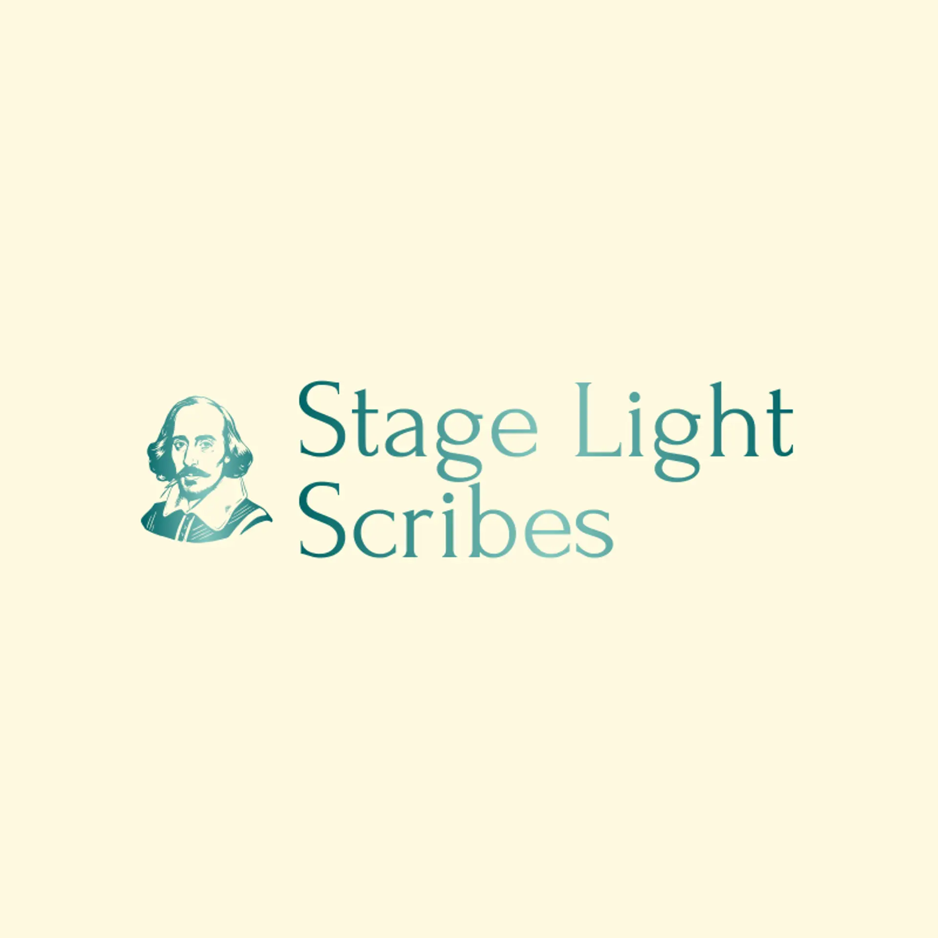 Stage Light Scribes logo for playwright