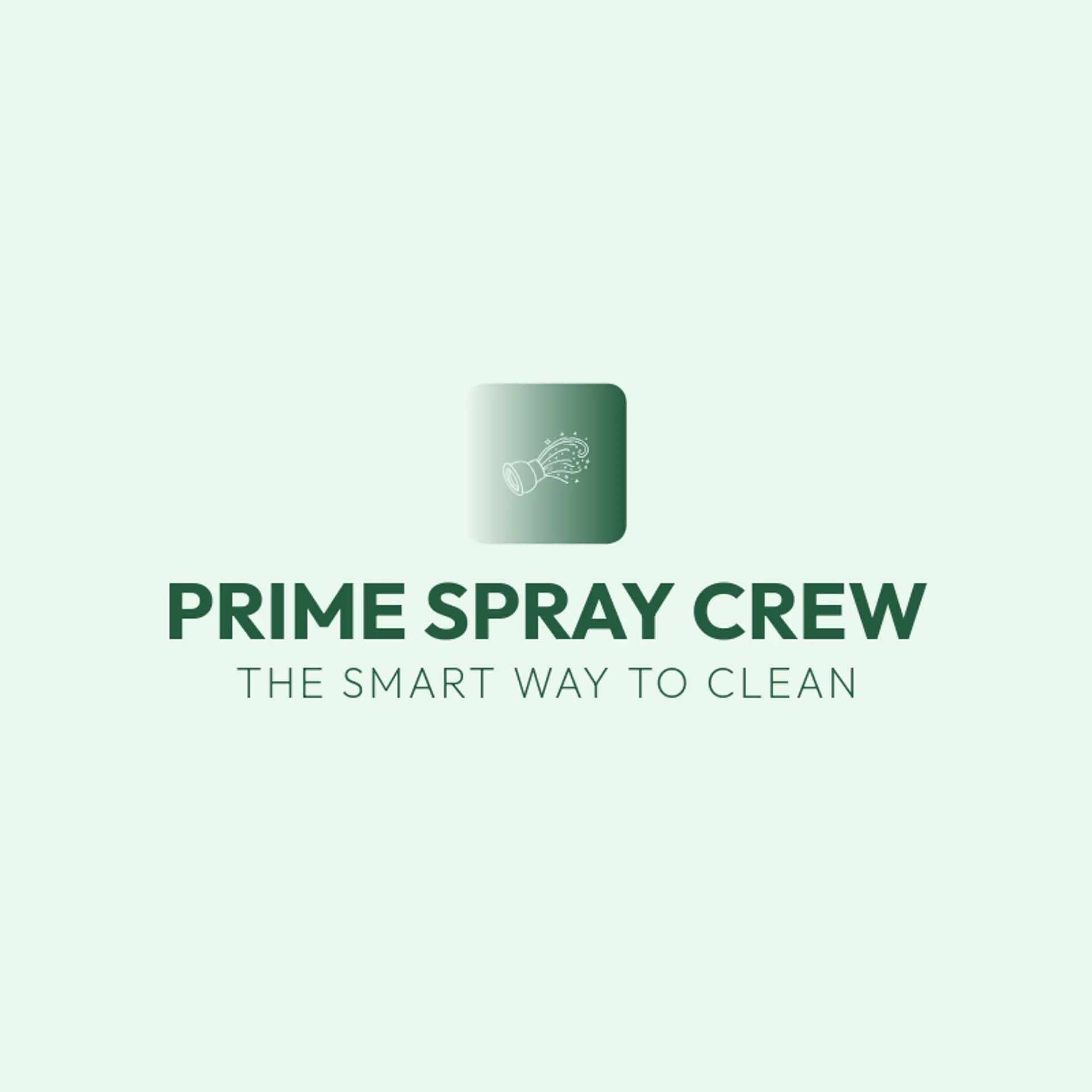Prime Spray Crew logo for pressure wash