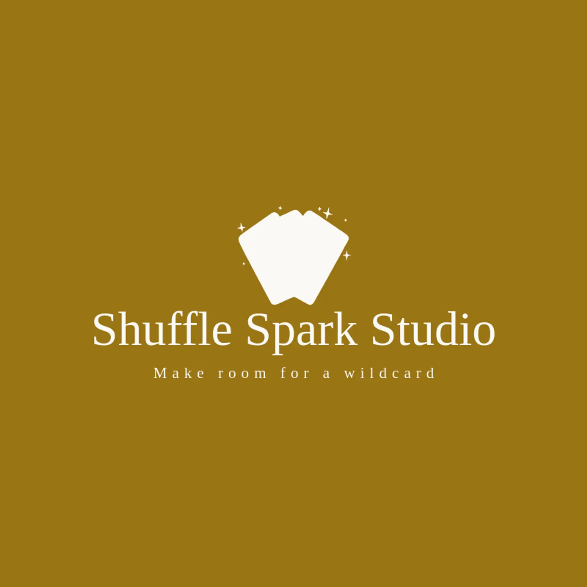 Shuffle Spark Studio logo for playing cards