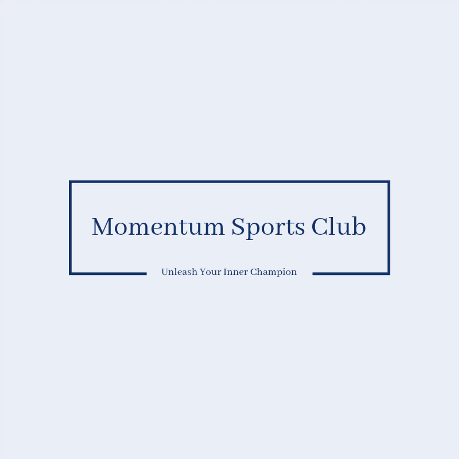 Momentum Sports Club logo for sports club
