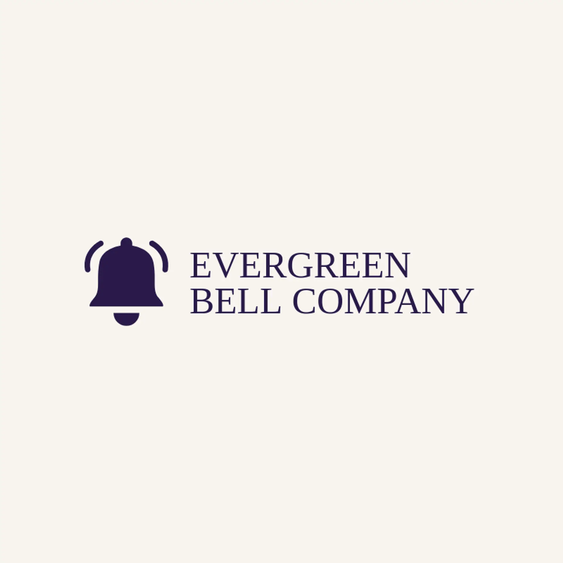 Evergreen Bell Company logo for bell