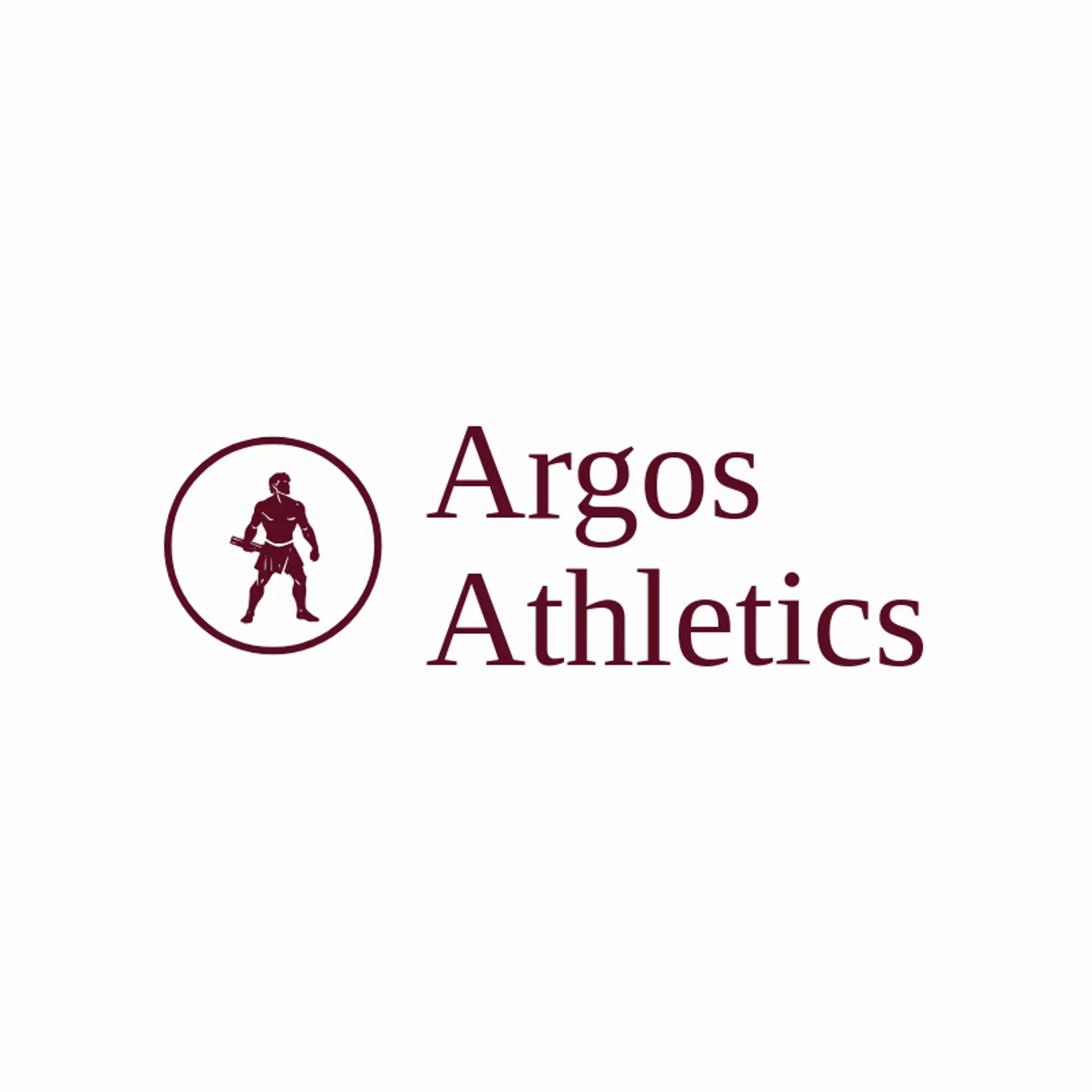 Argos Athletics logo for greek god