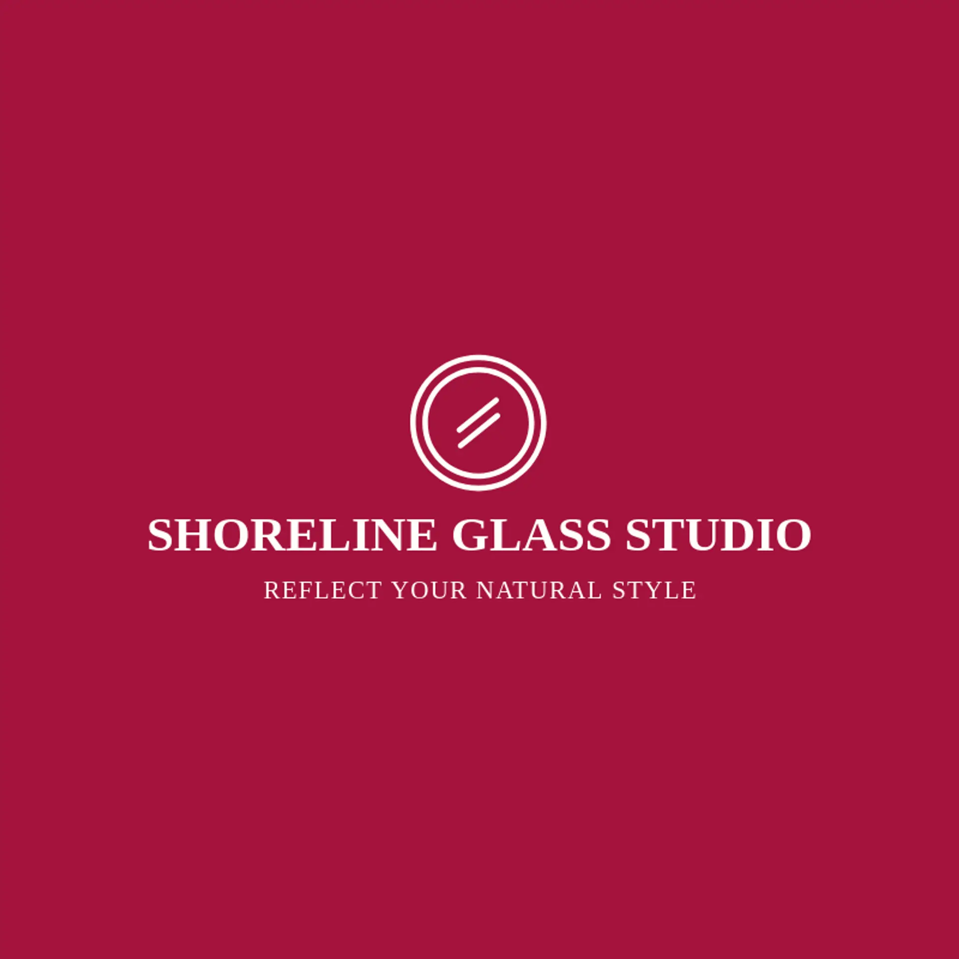 Shoreline Glass Studio logo for mirror