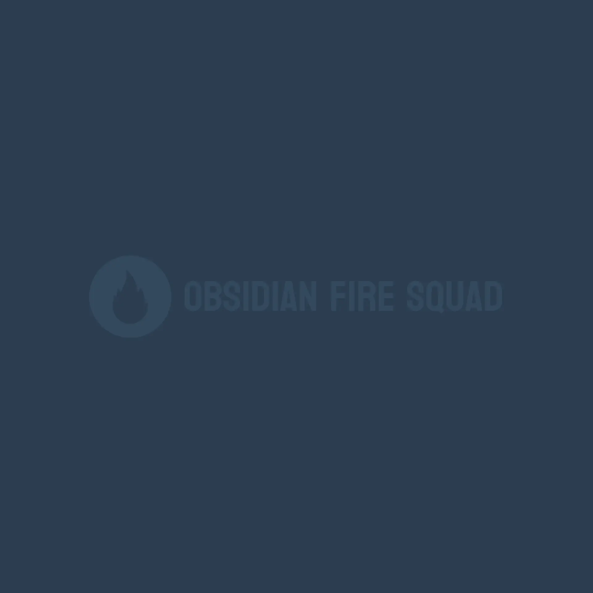 Obsidian Fire Squad logo for fire