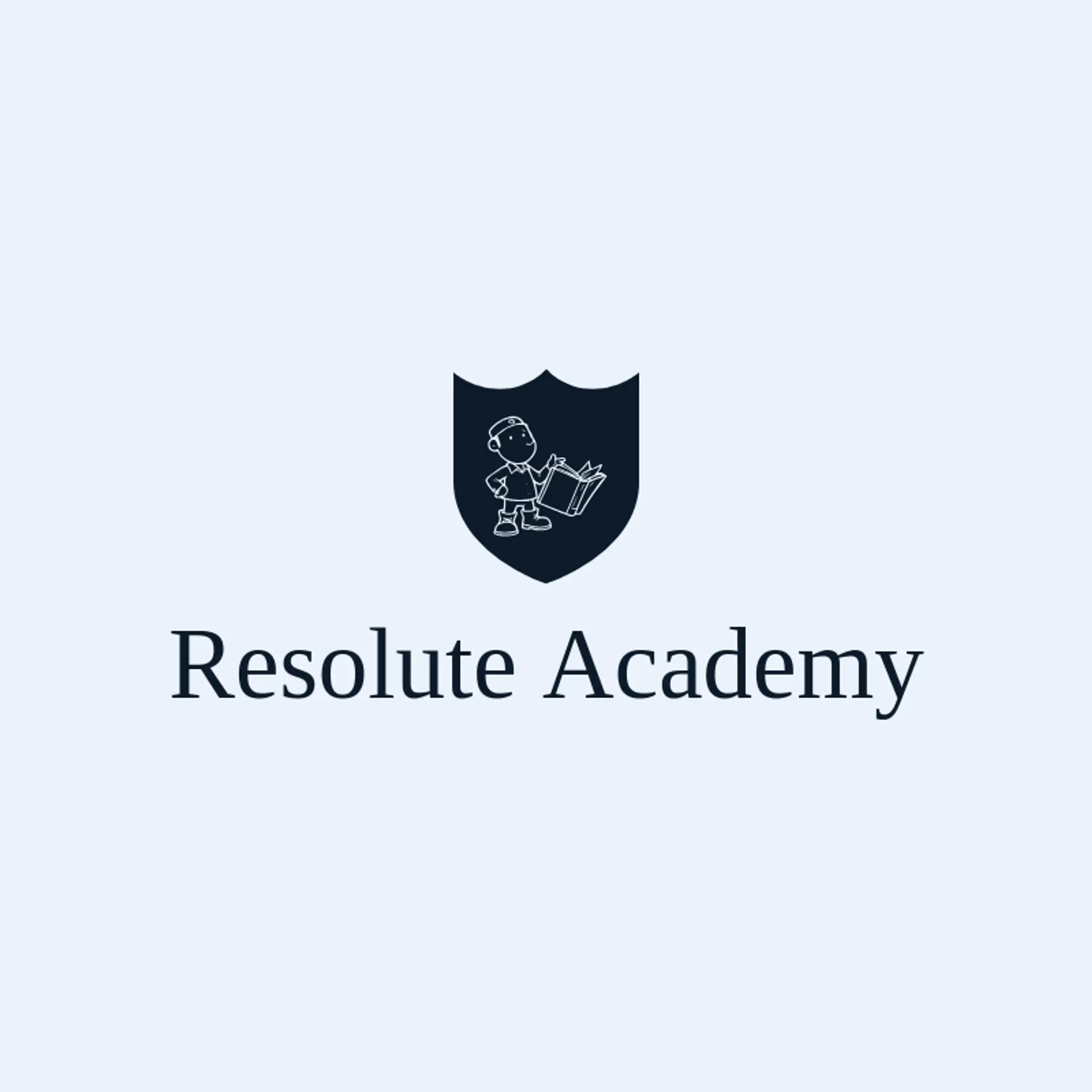 Resolute Academy logo for soldier