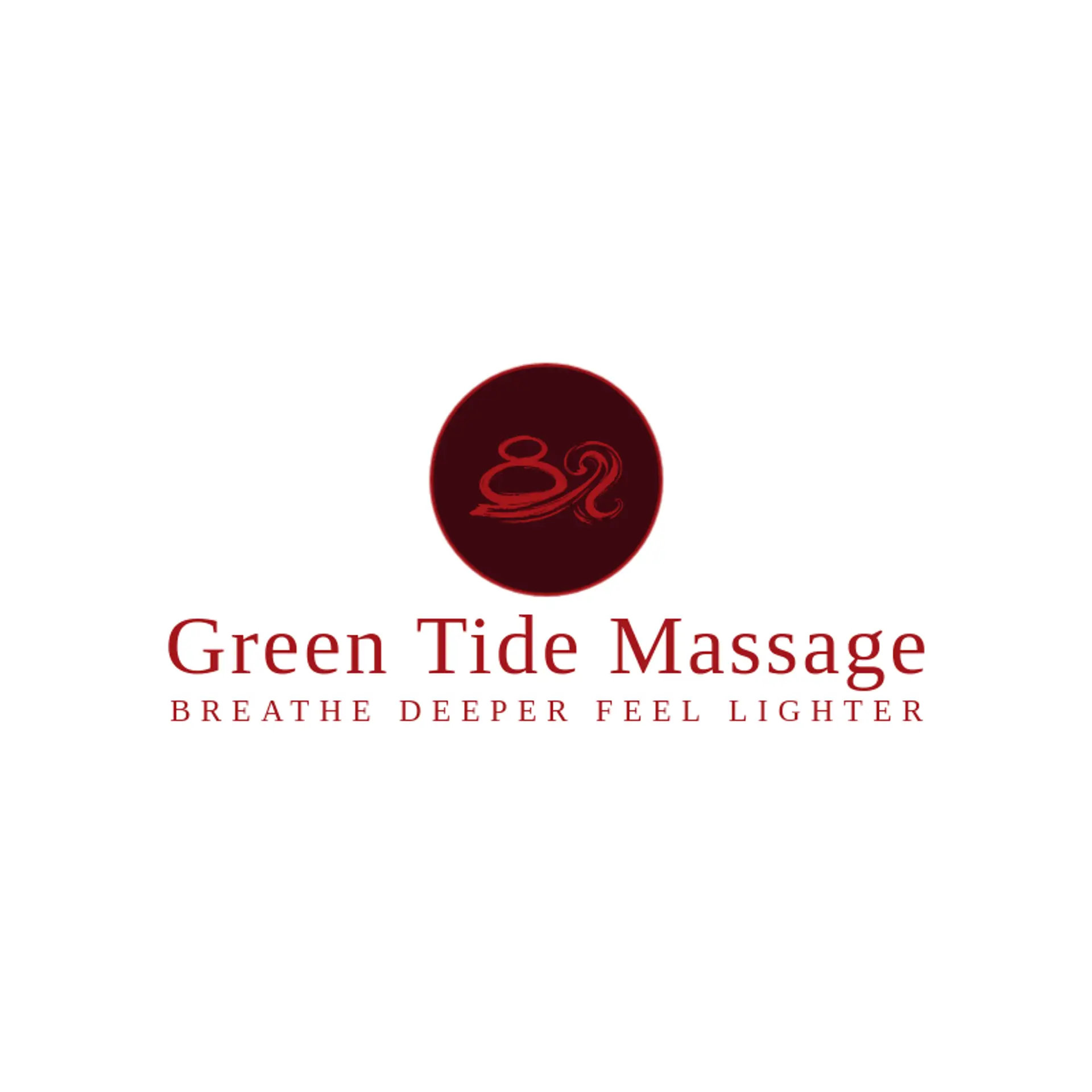 Green Tide Massage logo for massage
