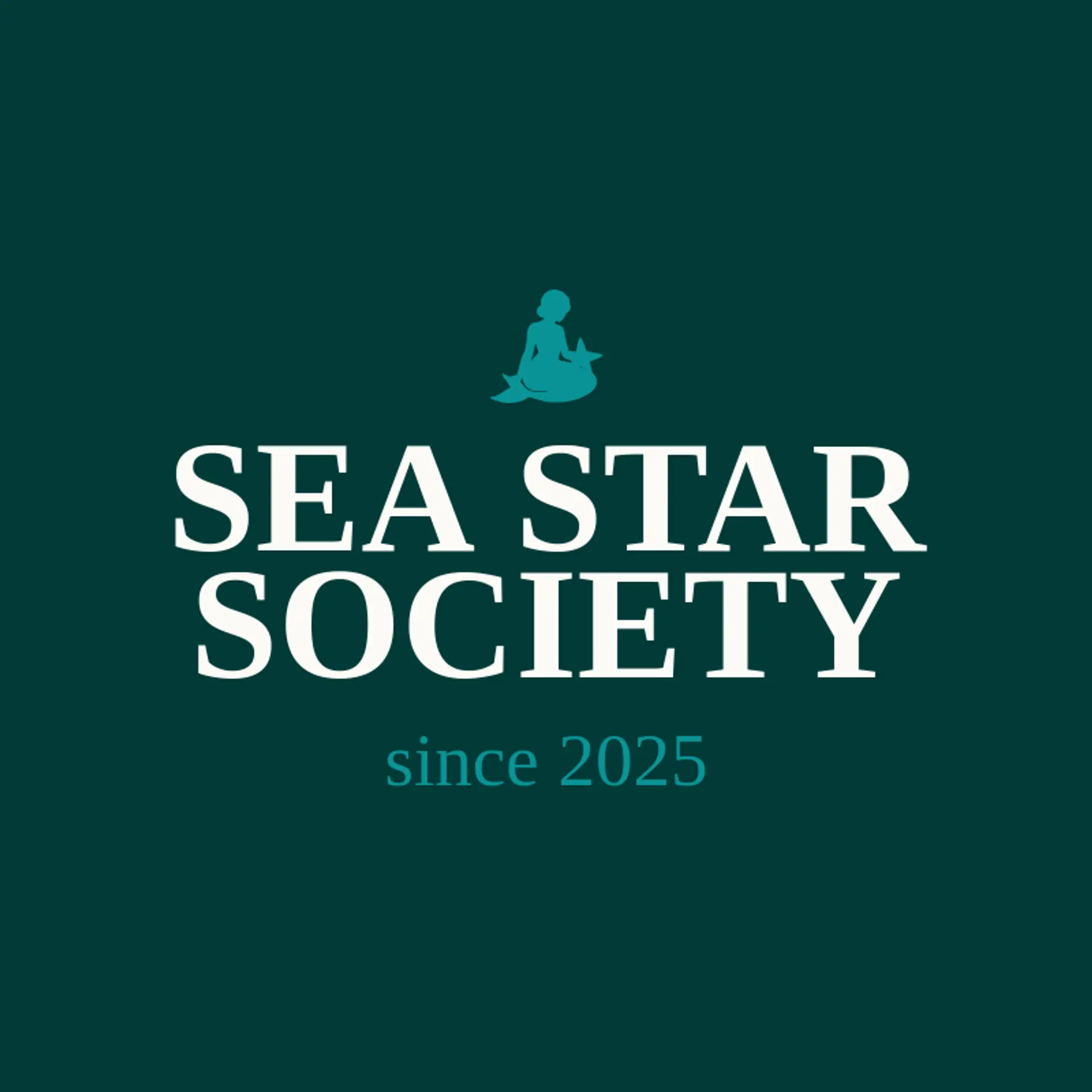 Sea Star Society logo for mermaid