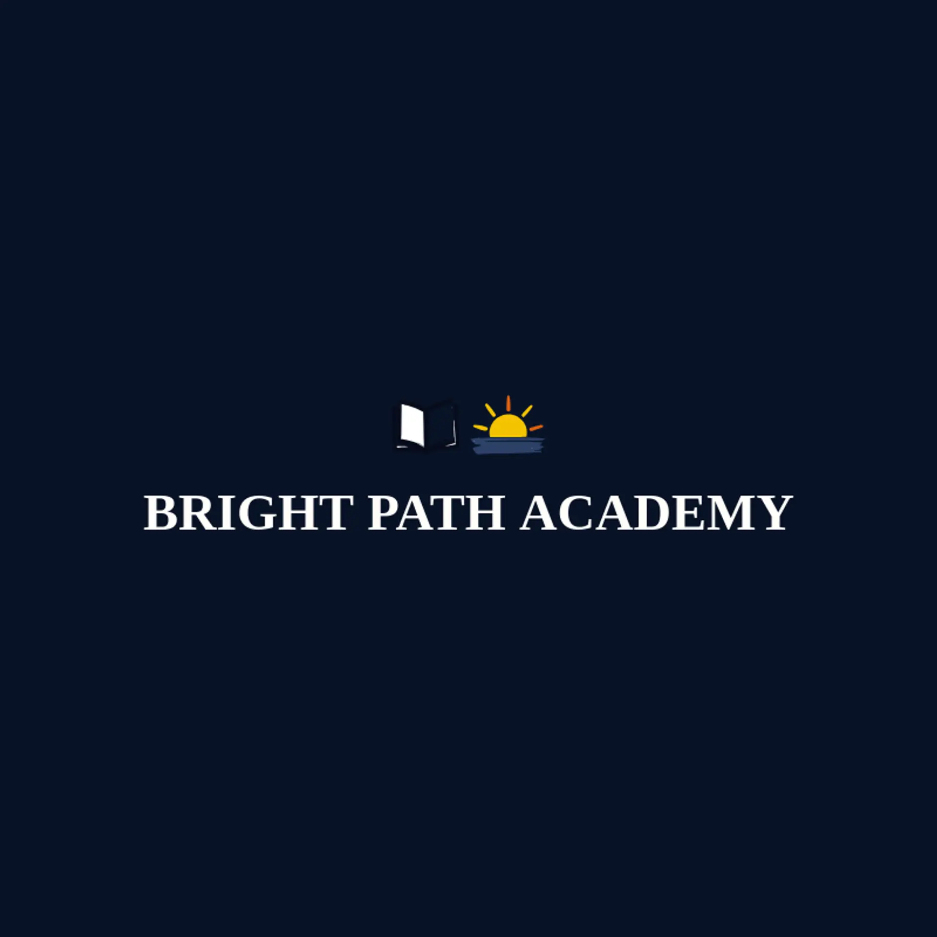 Bright Path Academy logo for learning