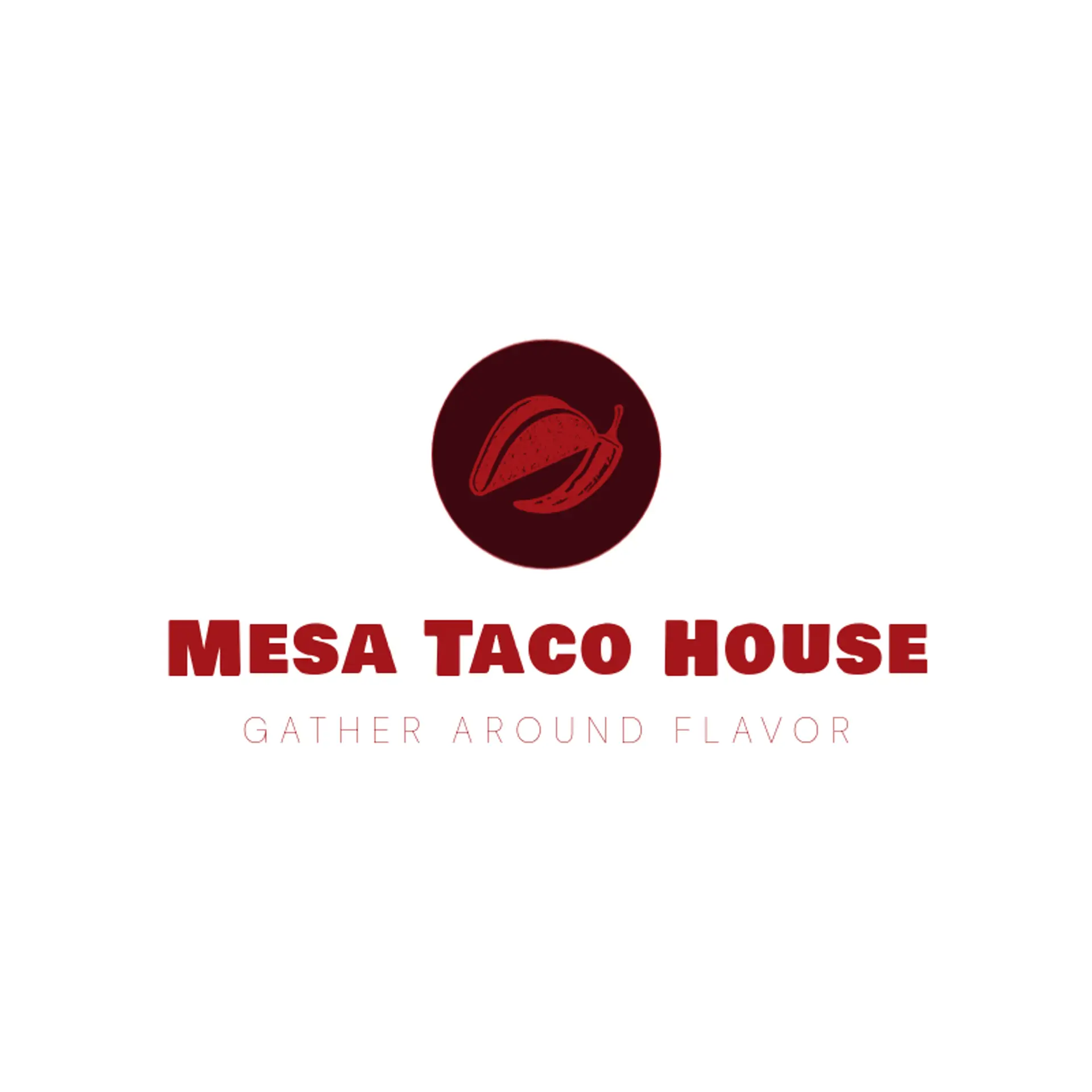 Mesa Taco House logo for taco