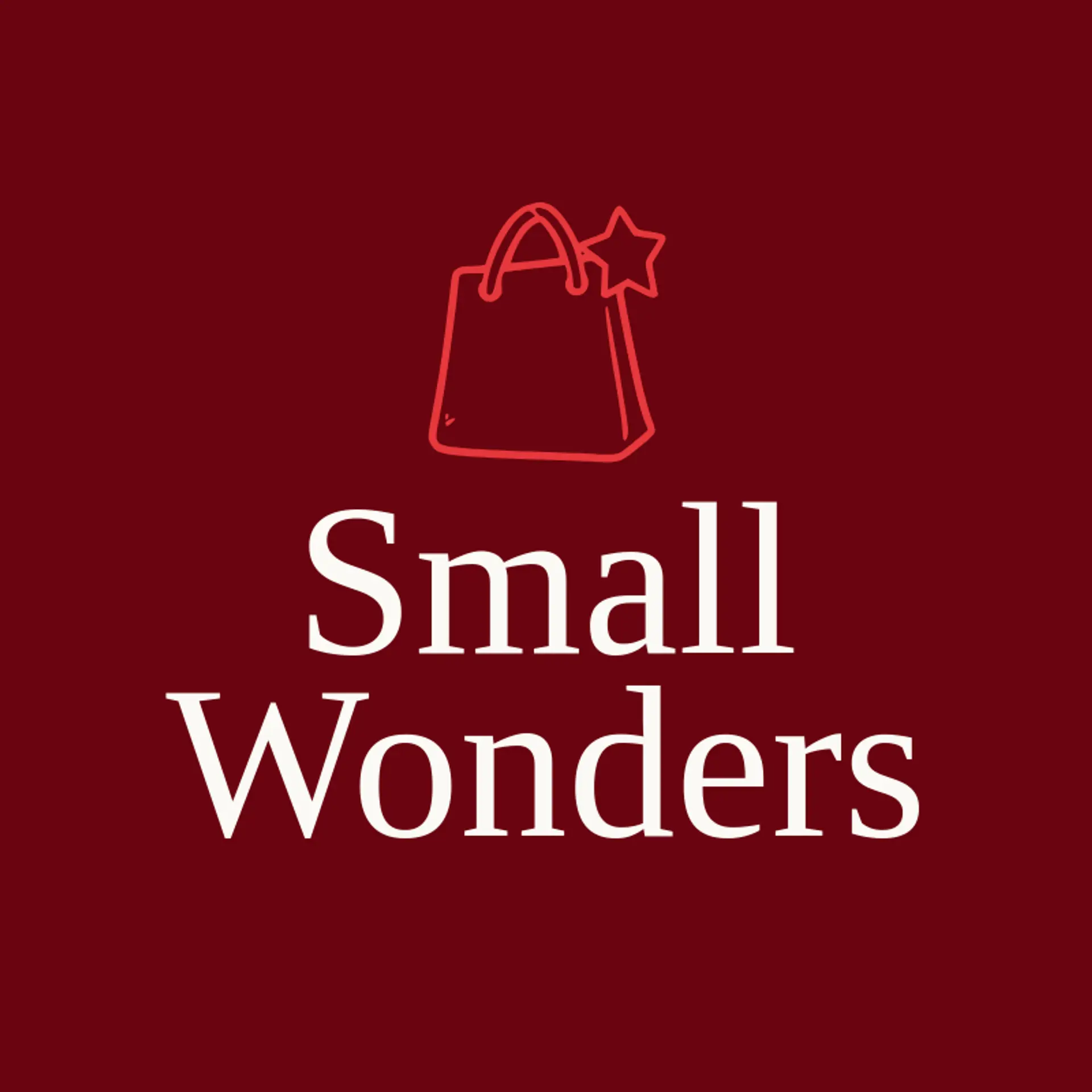 Small Wonders logo for shopping bag