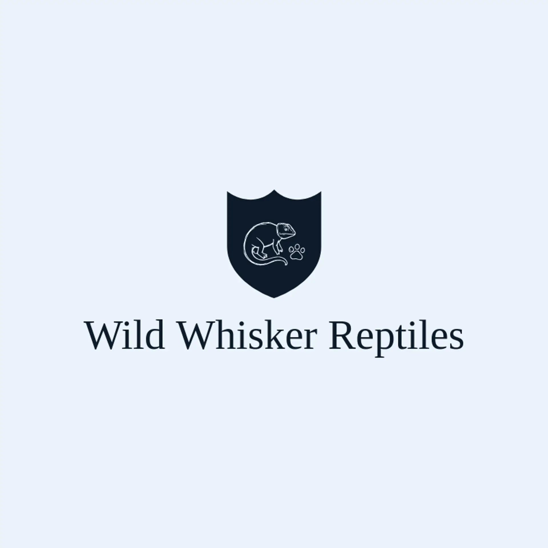 Wild Whisker Reptiles logo for chameleon