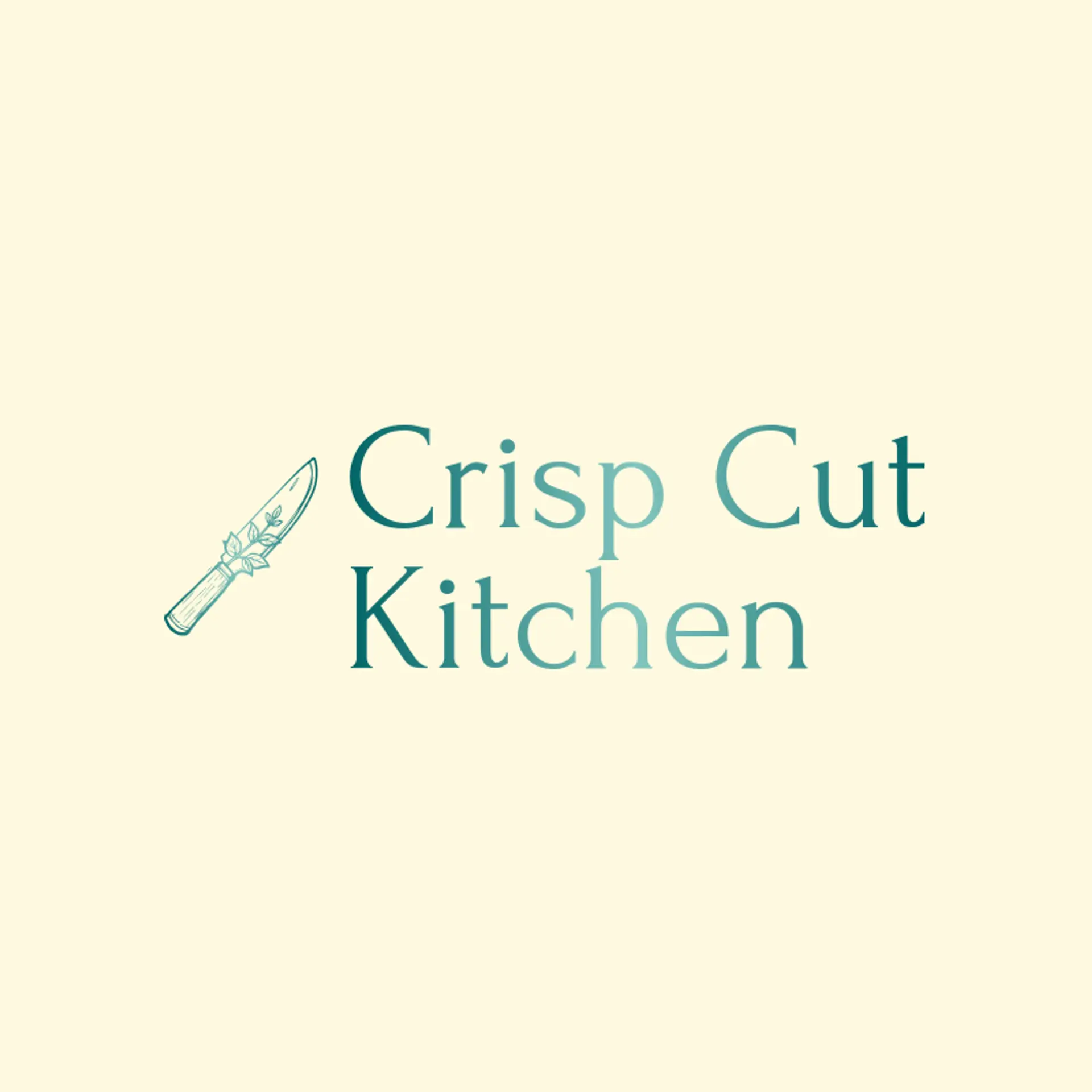 Crisp Cut Kitchen logo for kitchen